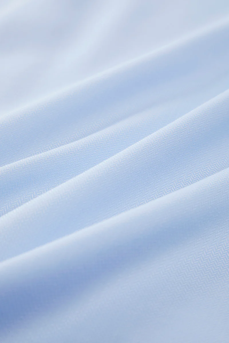 Supreme Cotton-Silk Dress Shirt | Light Blue 1459DK - Image 8
