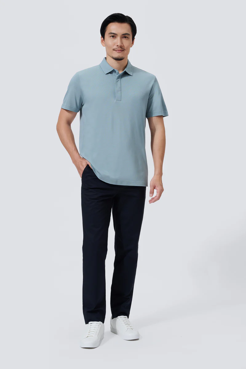 Supreme Cotton-Silk Pique Polo | Green GYE112 - Image 3