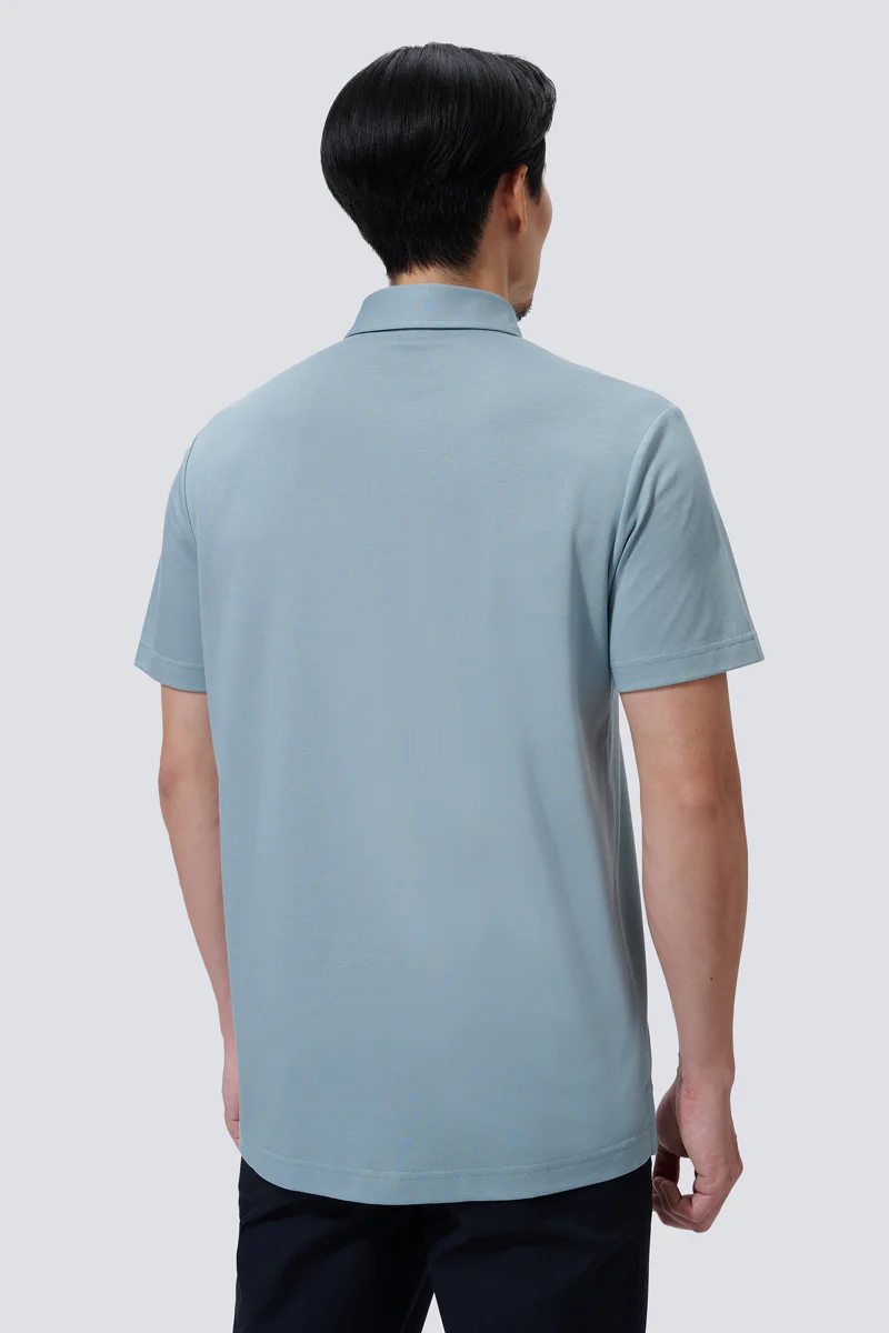 Supreme Cotton-Silk Pique Polo | Green GYE112 - Image 4