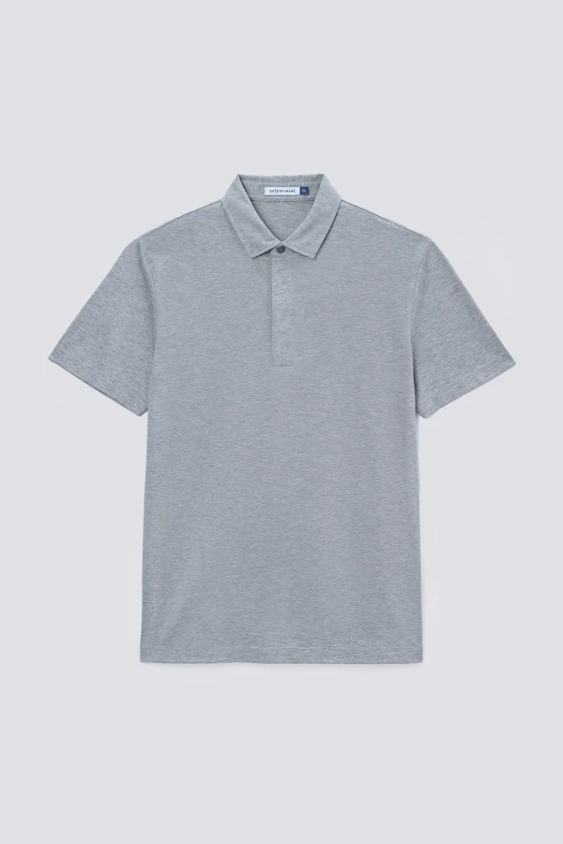 Supreme Cotton-Silk Pique Polo | Grey BC5028 - Image 10