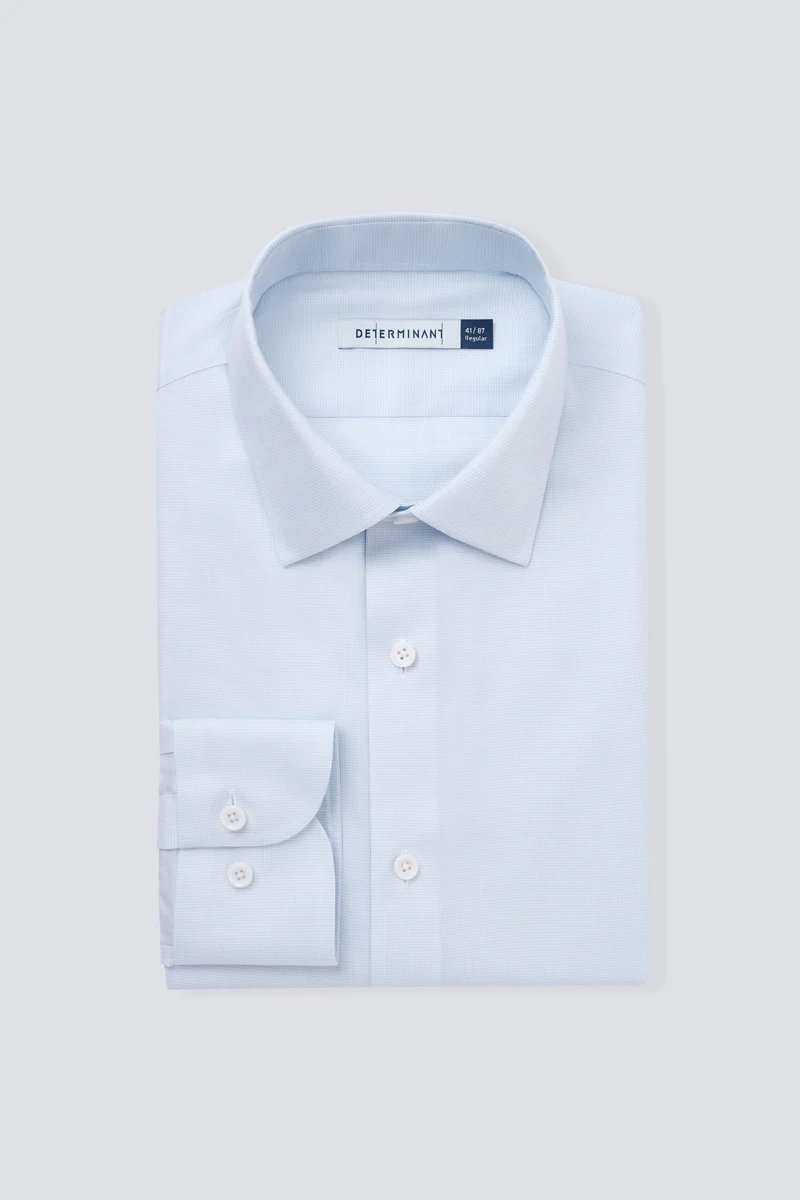 Supreme Cotton Twill Dress Shirt | Light Blue 17708N - Image 10