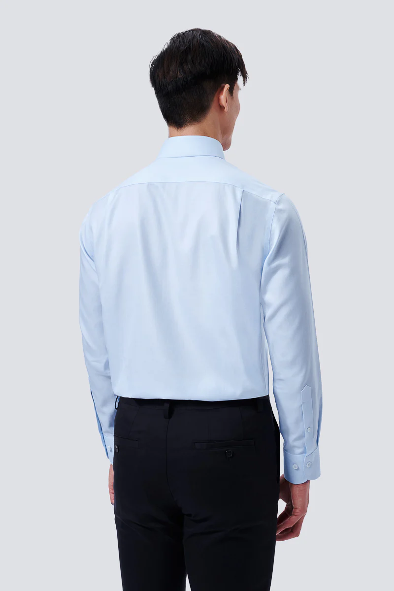 Supreme Cotton Twill Dress Shirt | Light Blue 17708N - Image 5