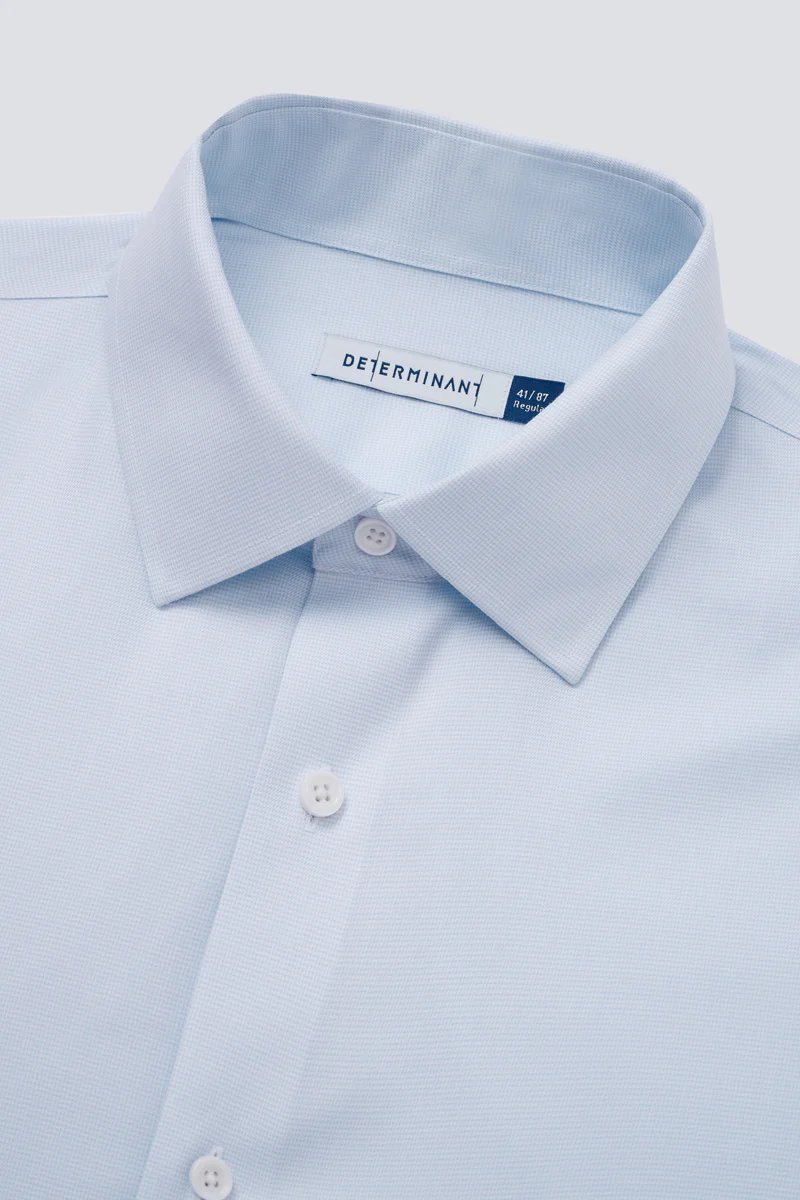 Supreme Cotton Twill Dress Shirt | Light Blue 17708N - Image 6