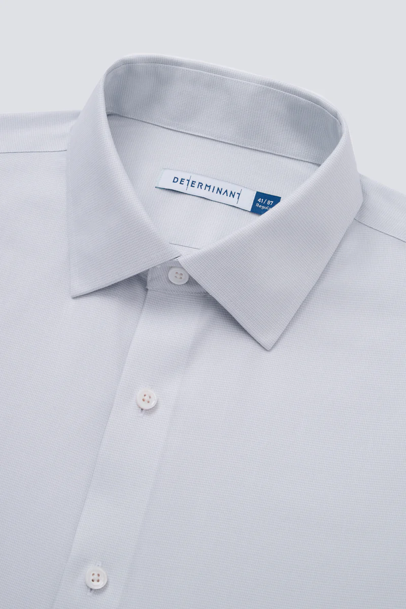 Supreme Cotton Twill Dress Shirt | Light Grey 16160N - Image 6