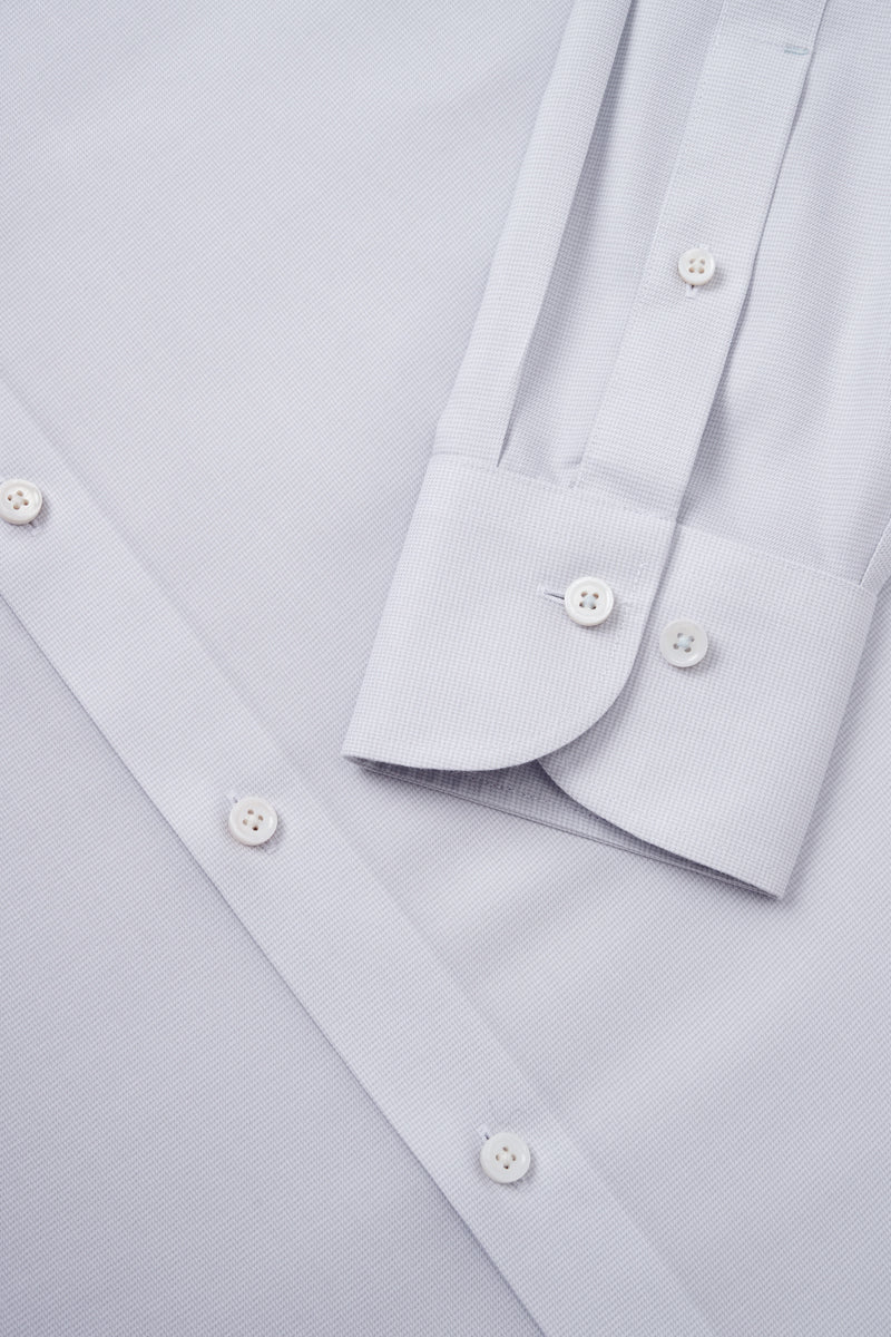 Supreme Cotton Twill Dress Shirt | Light Grey 16160N - Image 7