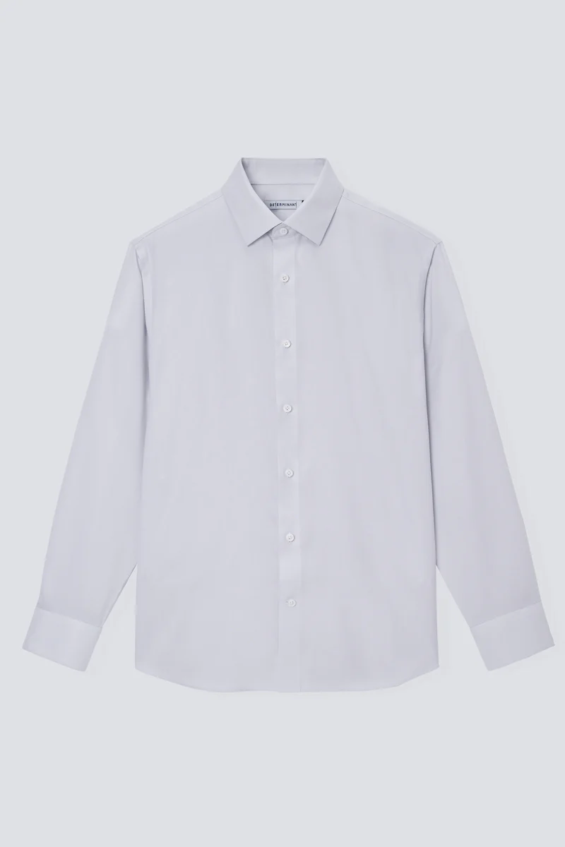 Supreme Cotton Twill Dress Shirt | Light Grey 16160N - Image 9