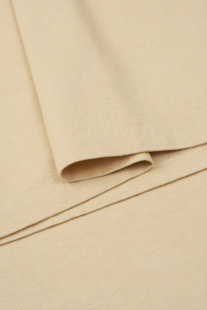 TerraTones Natural Dye Crew Neck T-Shirt | Khaki 70688J - Image 4
