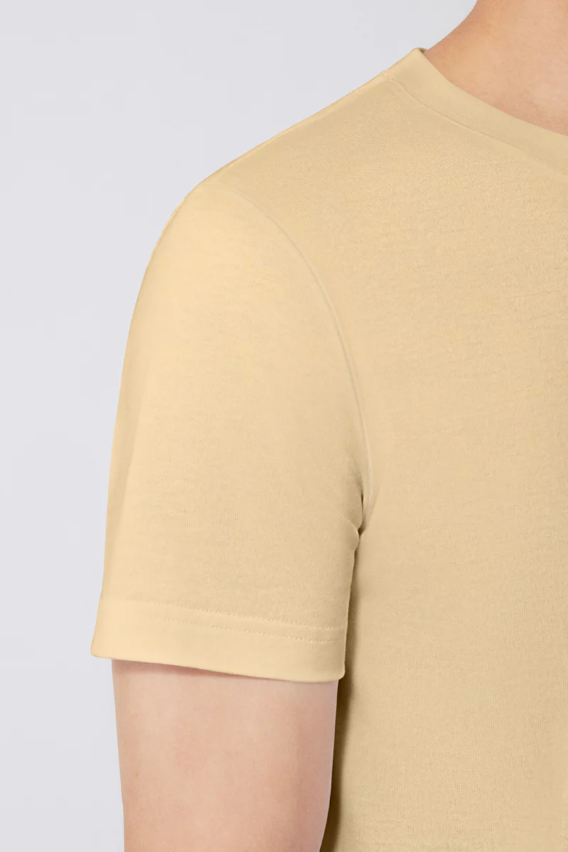 TerraTones Natural Dye Crew Neck T-Shirt | Khaki 70688J - Image 9