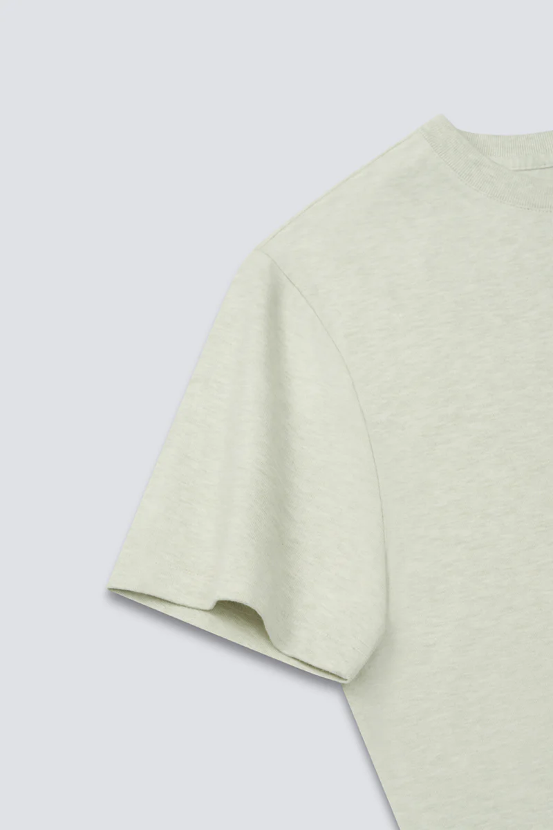 TerraTones Natural Dye Crew Neck T-Shirt | Light Mint 212609 - Image 3