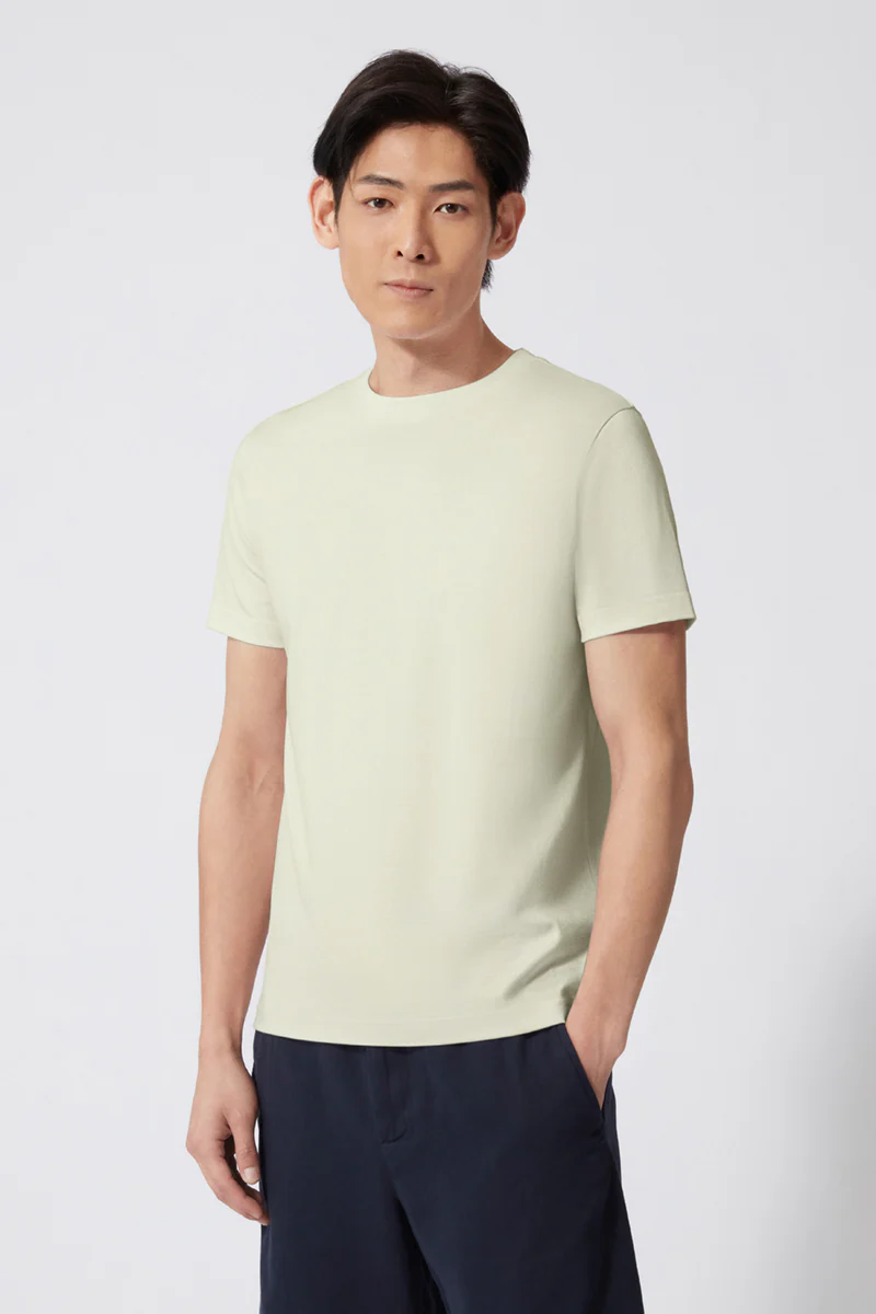 TerraTones Natural Dye Crew Neck T-Shirt | Light Mint 212609 - Image 6