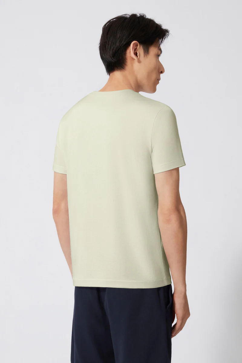 TerraTones Natural Dye Crew Neck T-Shirt | Light Mint 212609 - Image 7