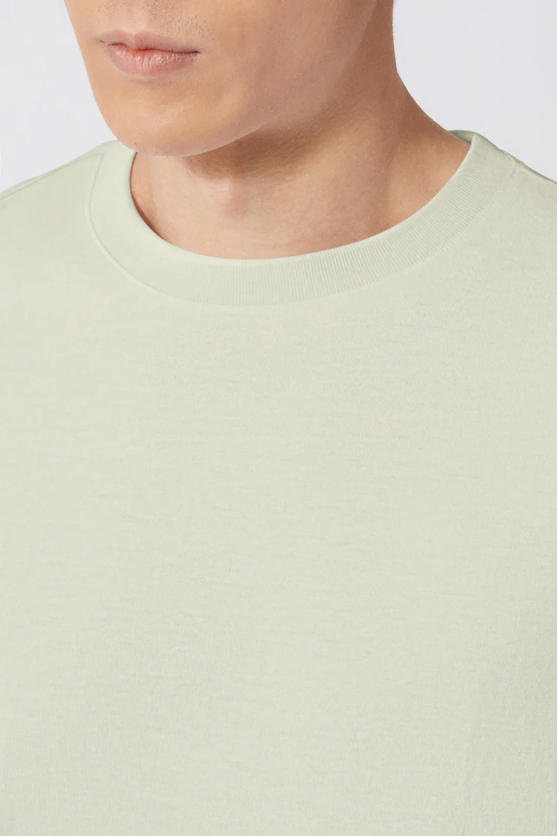 TerraTones Natural Dye Crew Neck T-Shirt | Light Mint 212609 - Image 8