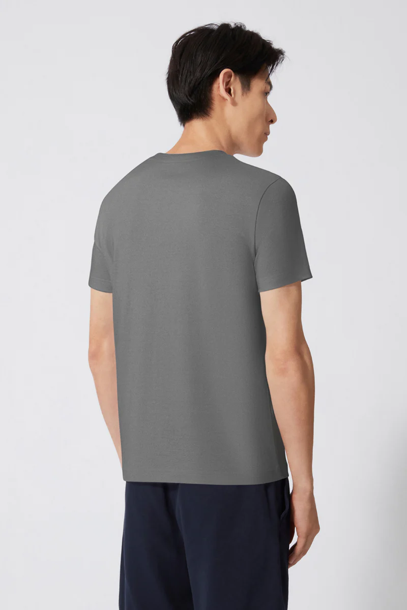 TerraTones Natural Dye Crew Neck T-Shirt | Stone Grey 58301J - Image 7