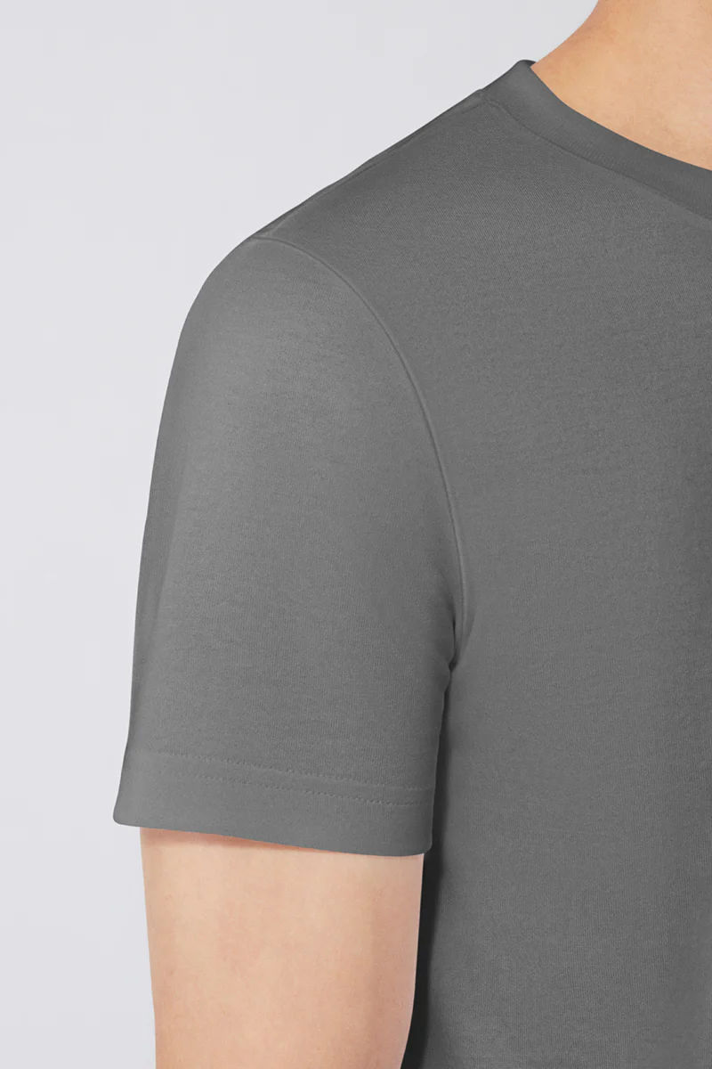 TerraTones Natural Dye Crew Neck T-Shirt | Stone Grey 58301J - Image 9