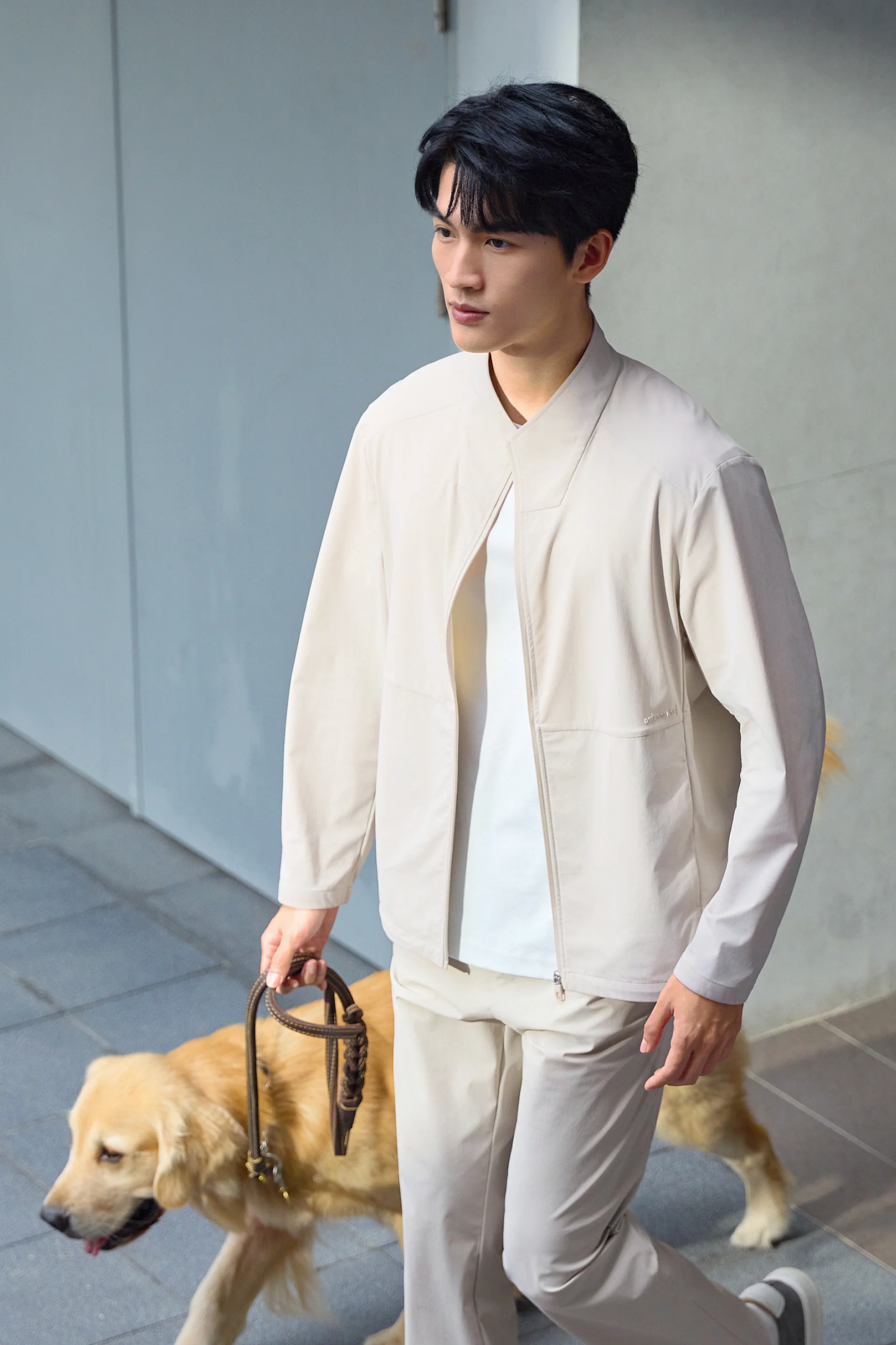 UV-Protection Lightweight Windbreaker | Beige Grey BG0000 - Image 3