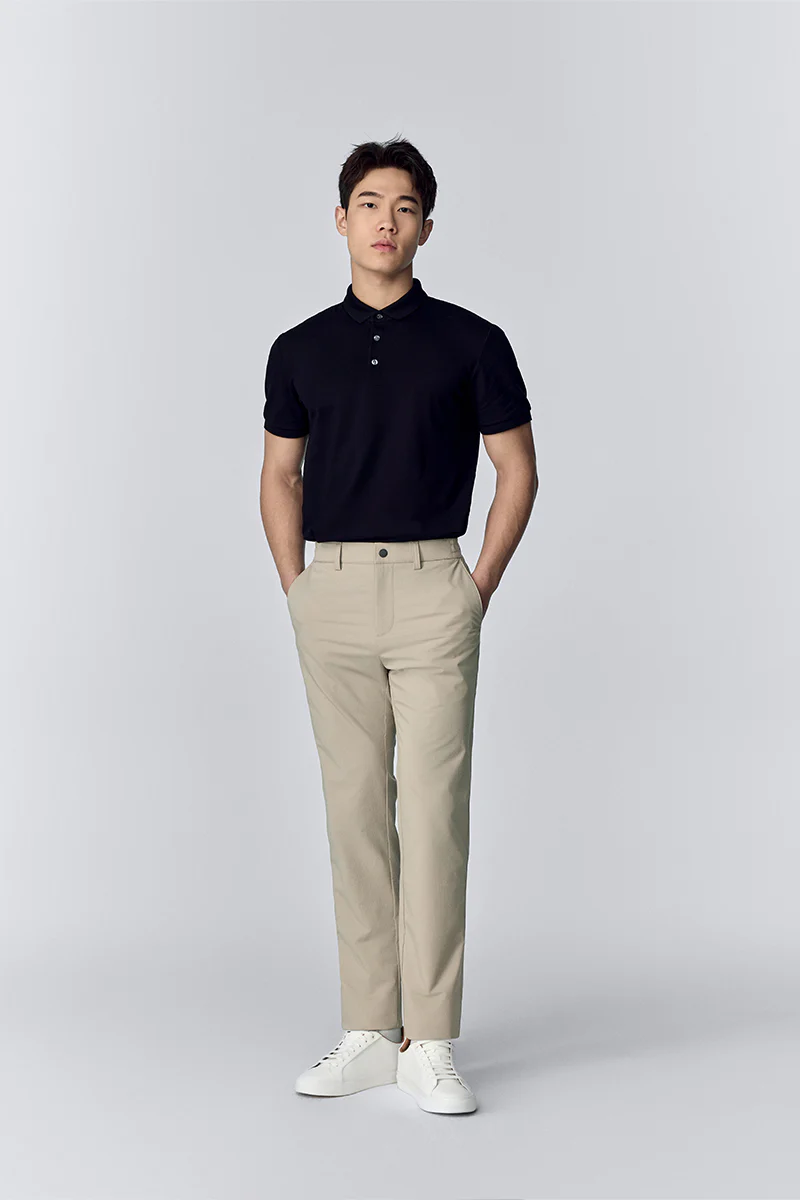 VISDRY™ 3-Button Pique Polo | Black BKFD01 - Image 5
