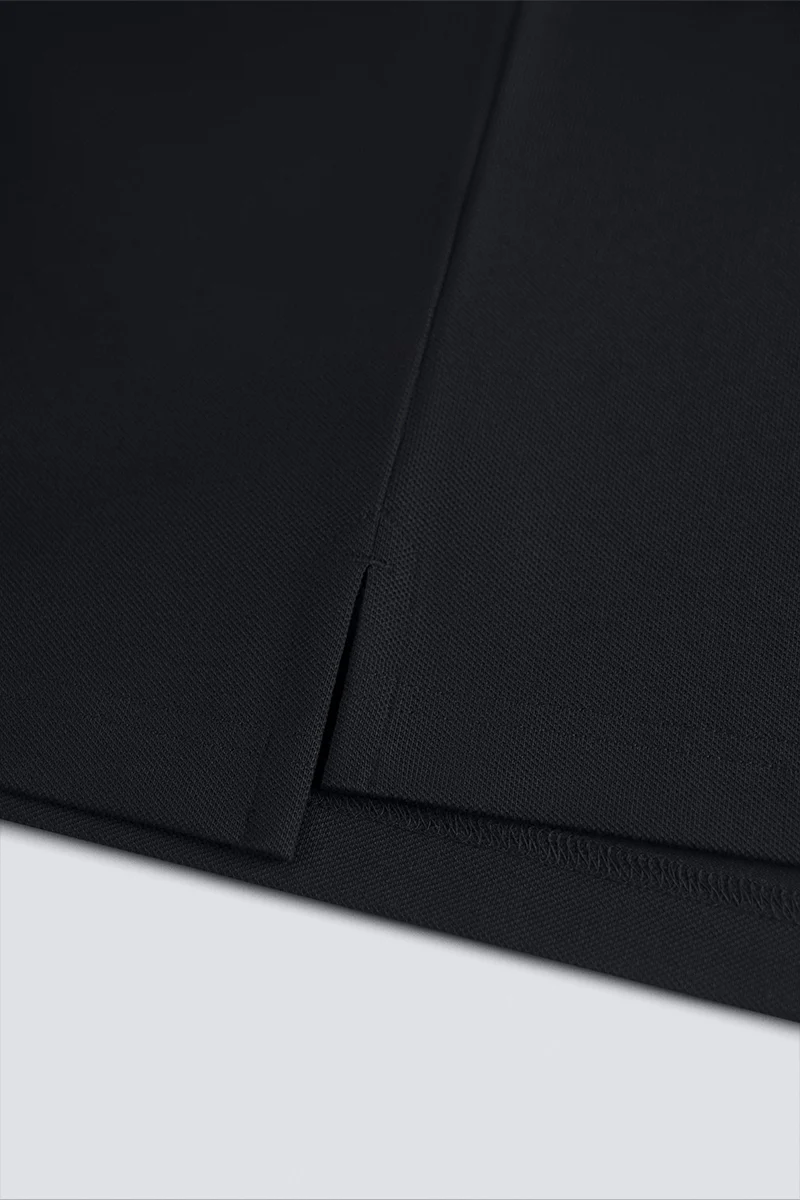 VISDRY™ 3-Button Pique Polo | Black BKFD01 - Image 7