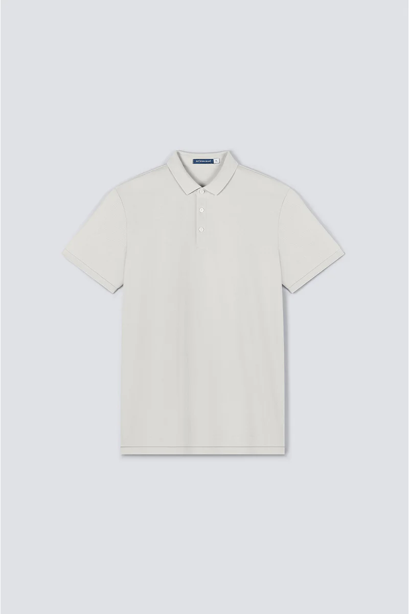 VISDRY™ 3-Button Pique Polo | Light Grey GYFL01 - Image 4