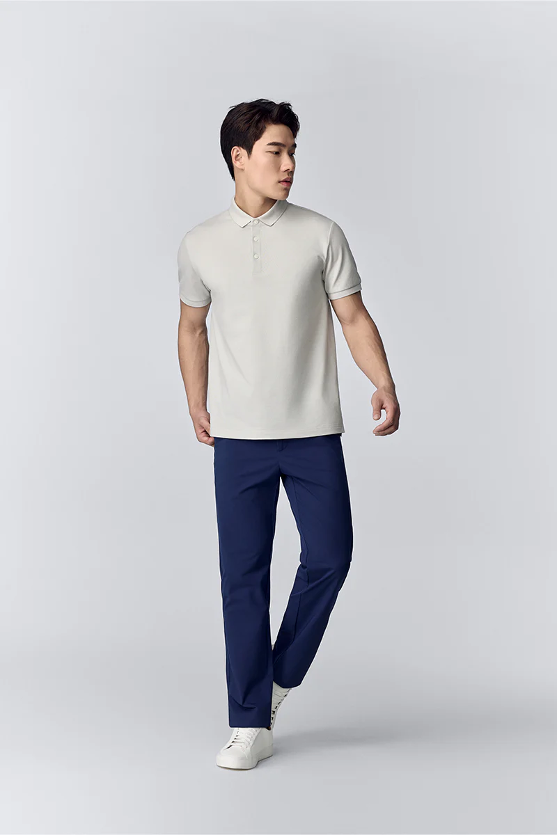 VISDRY™ 3-Button Pique Polo | Light Grey GYFL01 - Image 5