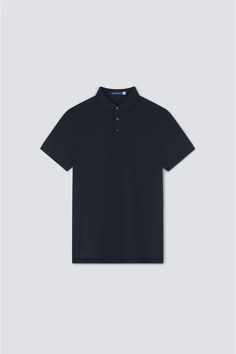 VISDRY™ 3-Button Pique Polo | Navy NNY096 - Image 4