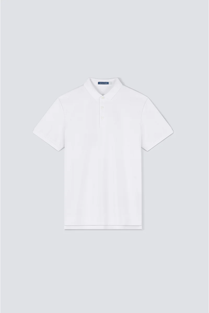 VISDRY™ 3-Button Pique Polo | White WH001Z - Image 4