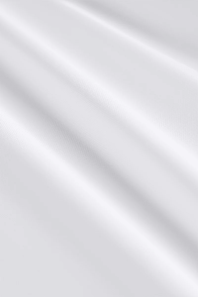 VISDRY™ 3-Button Pique Polo | White WH001Z - Image 6