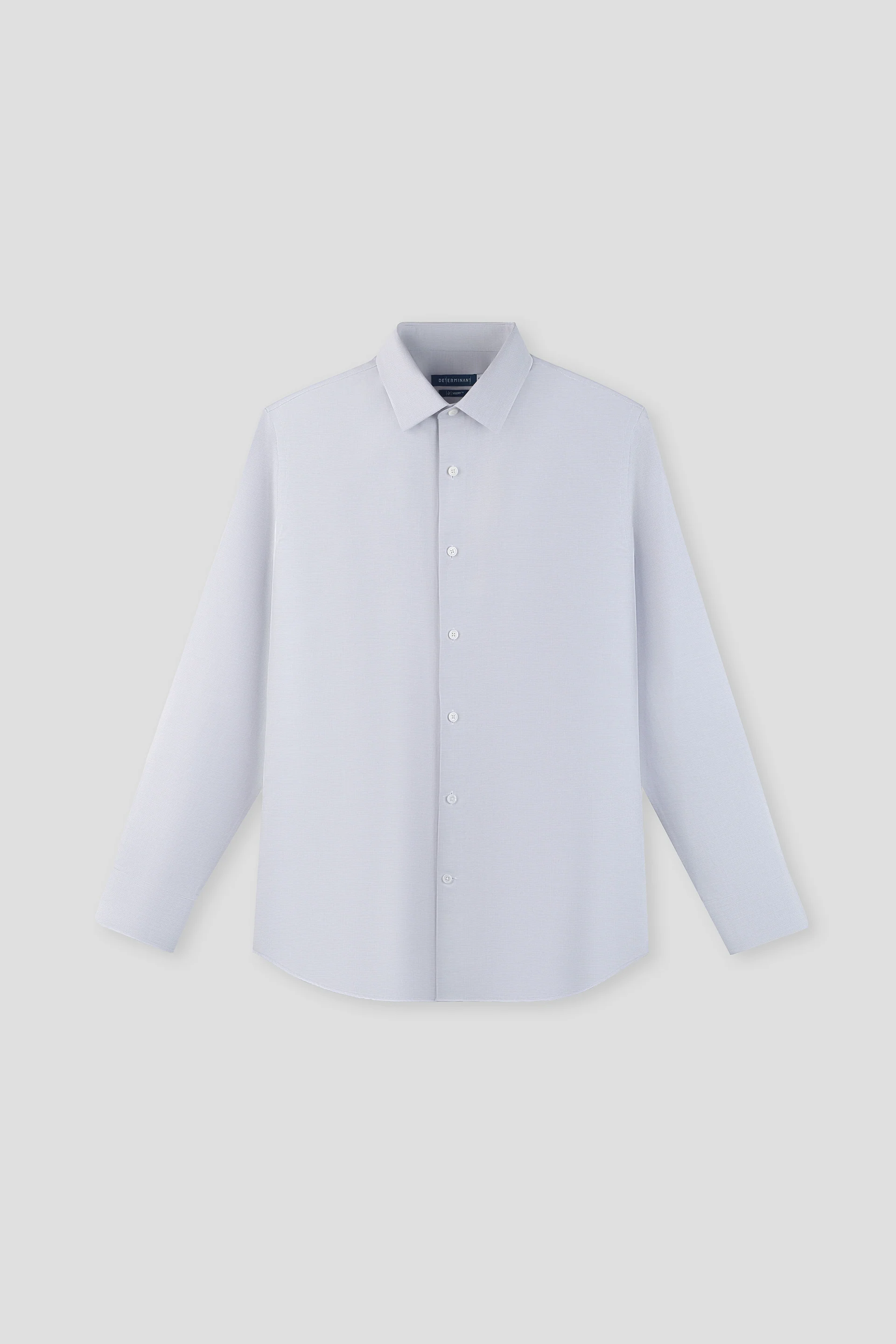 VISDRY™ Basketweave Dress Shirt | Light Grey 32008N - Image 2