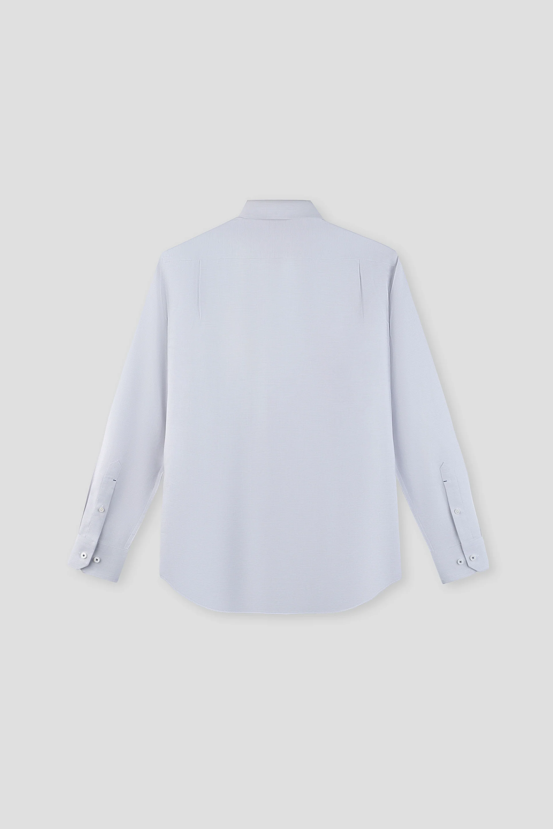 VISDRY™ Basketweave Dress Shirt | Light Grey 32008N - Image 3