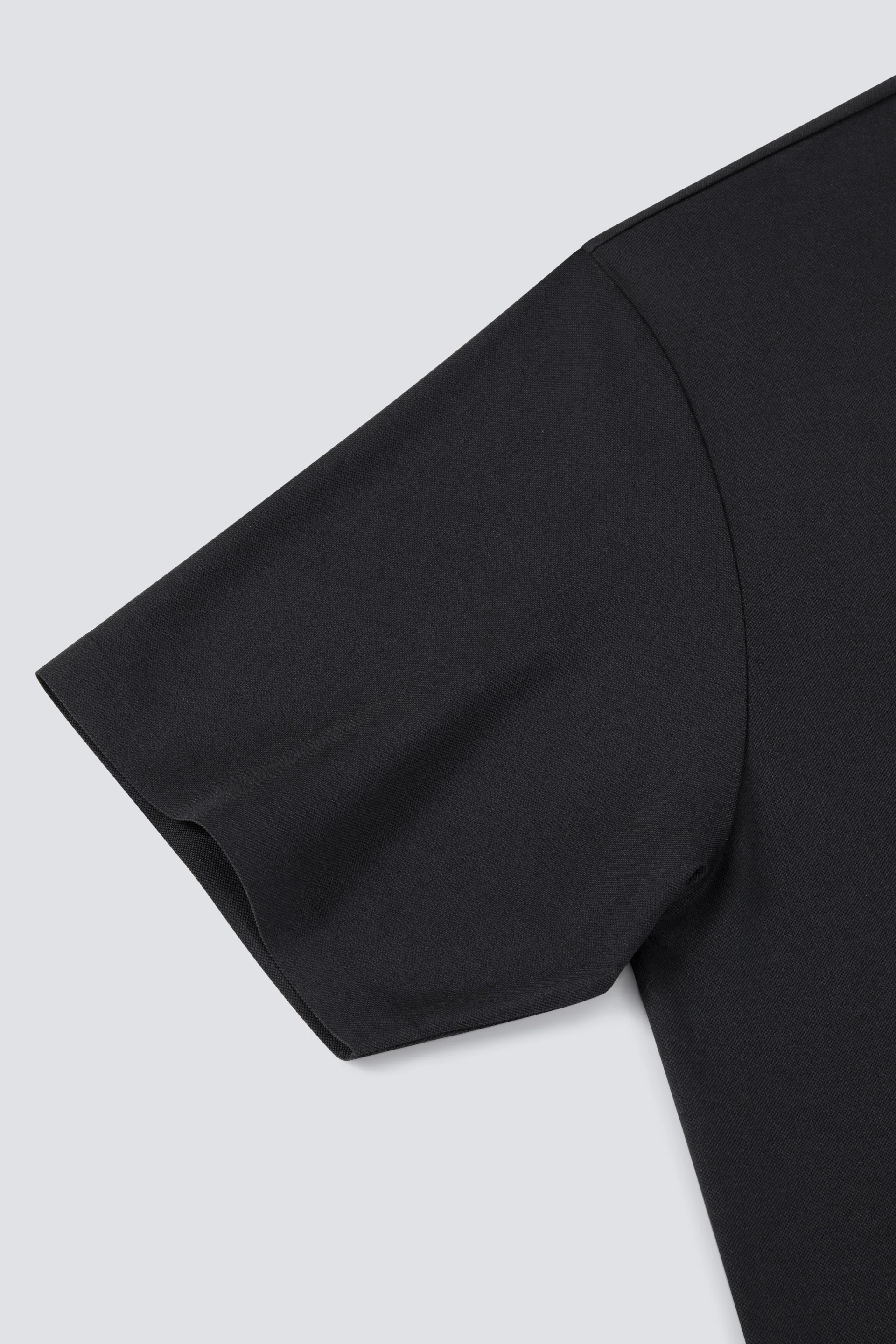 VISDRY™ Concealed Placket Sharp Pique Polo | Black BKFD01 - Image 6