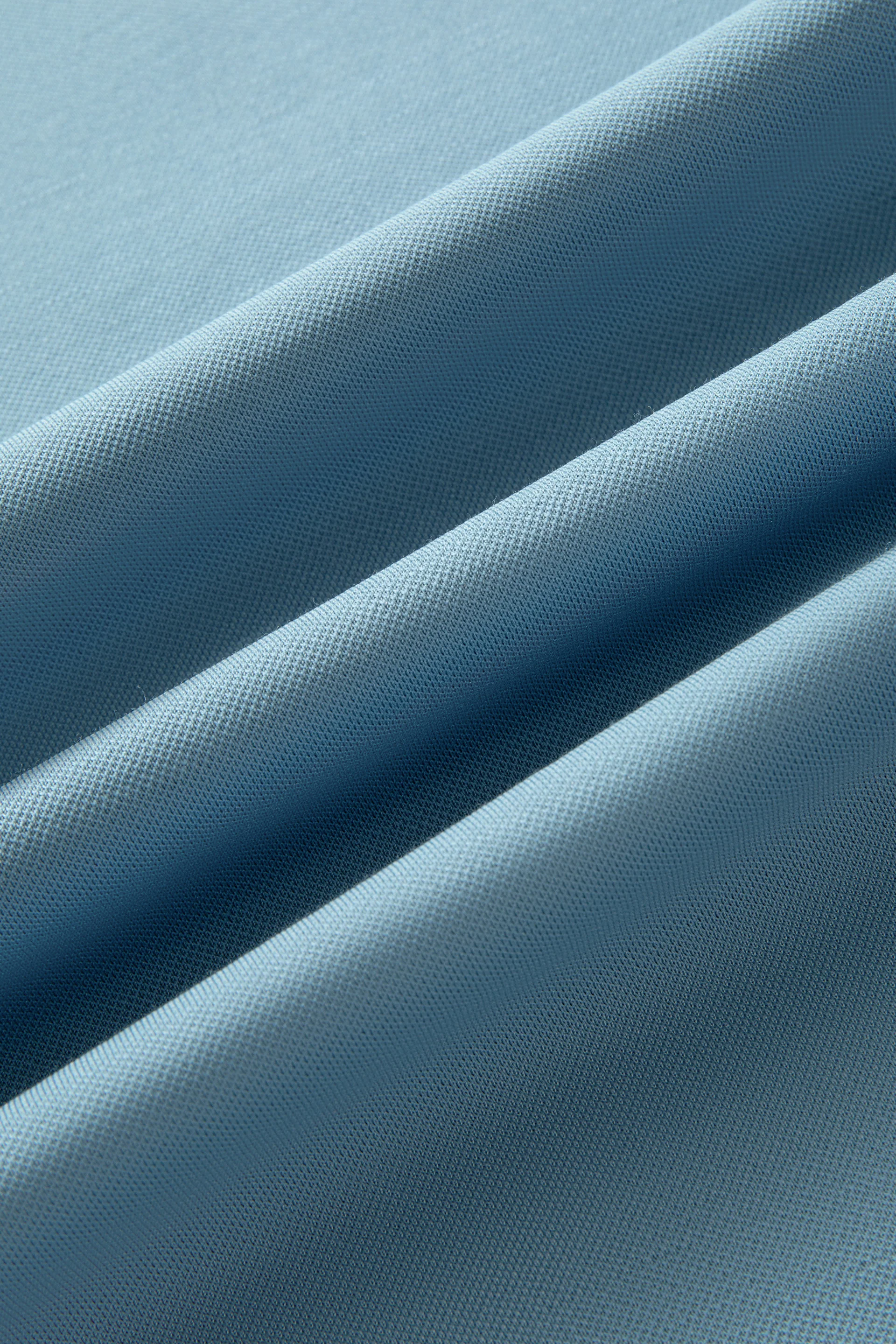 VISDRY™ Concealed Placket Sharp Pique Polo | Mystic Blue BLE128 - Image 9