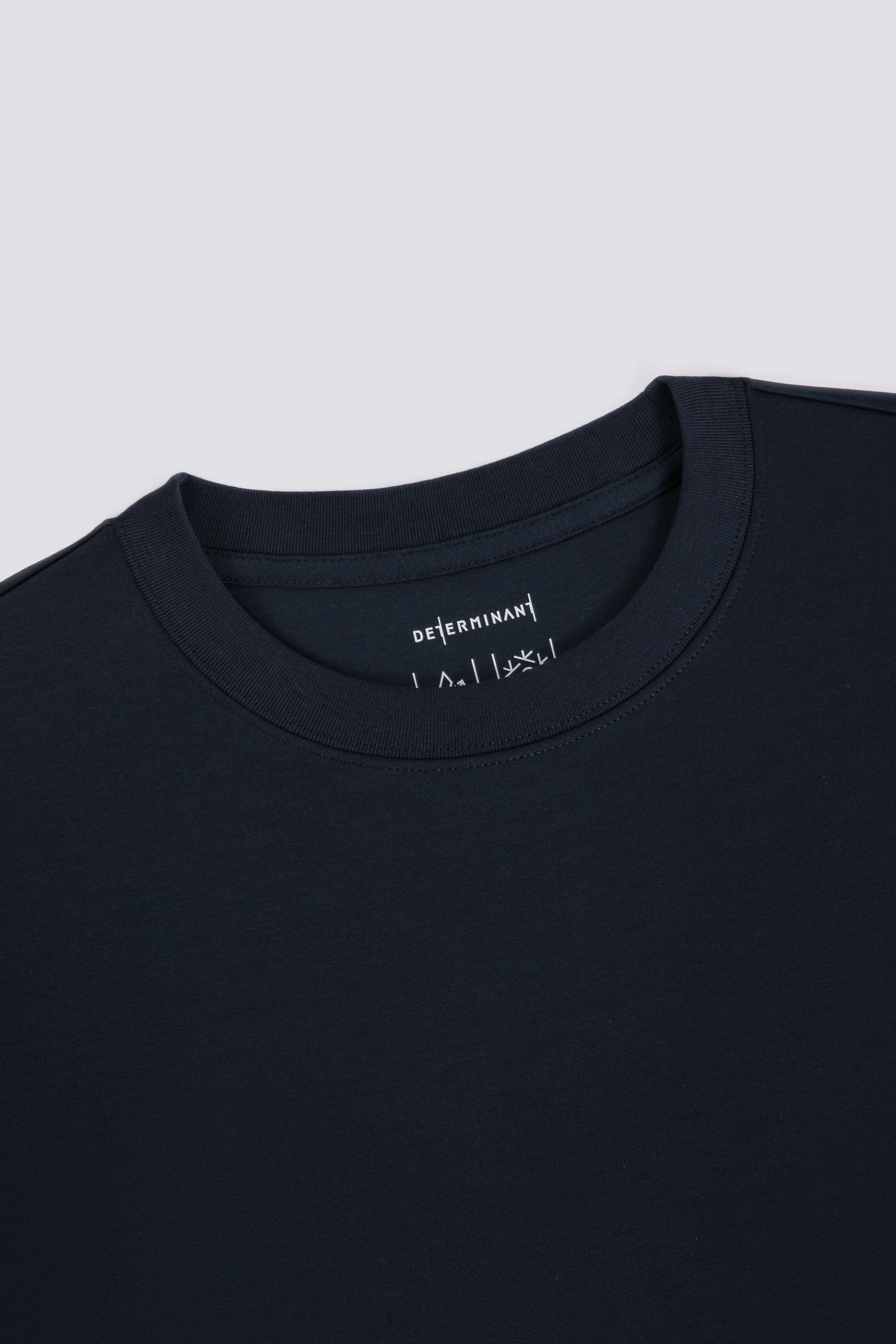VISDRY™ Double-Knit Crew Neck T-shirt | Navy 14036N - Image 4