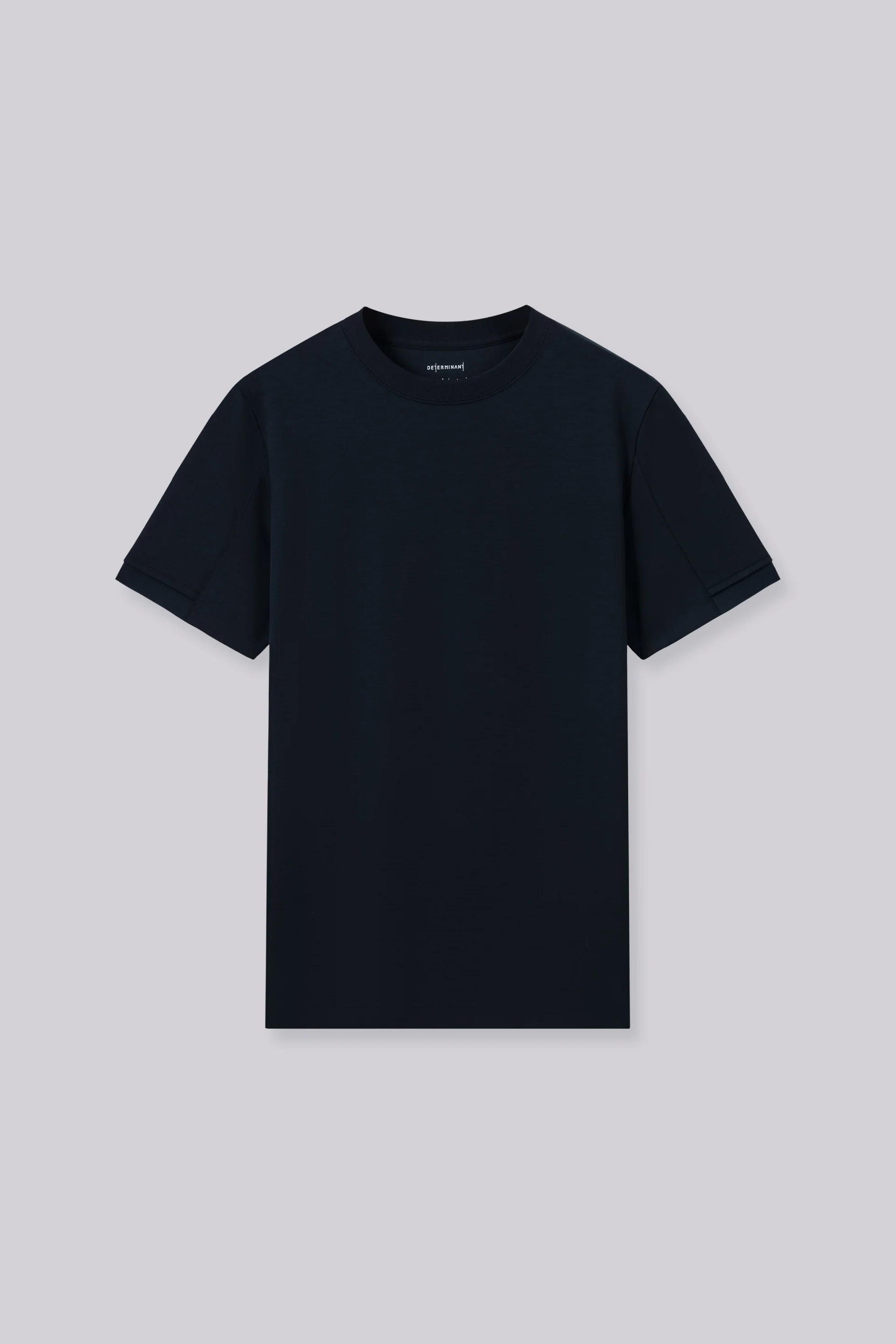 VISDRY™ Double-Knit Crew Neck T-shirt | Navy 14036N - Image 5