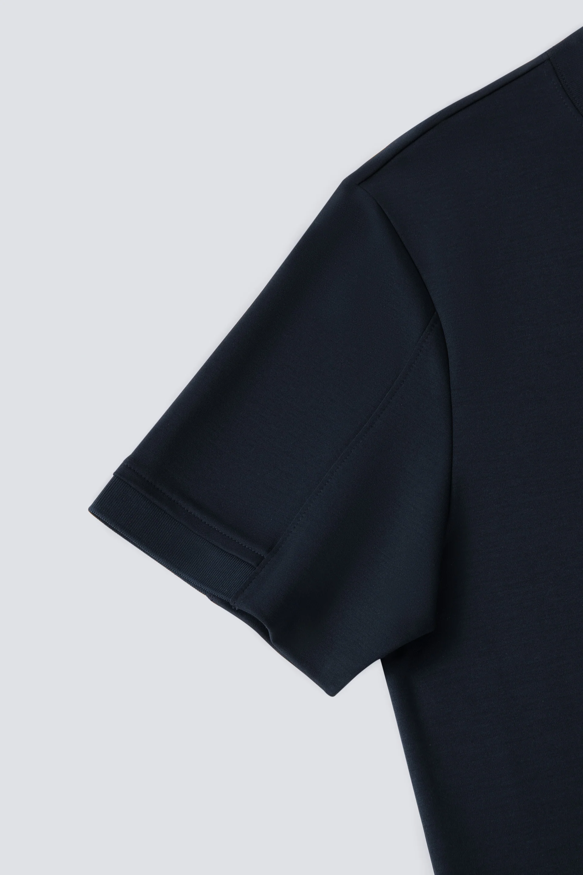 VISDRY™ Double-Knit Crew Neck T-shirt | Navy 14036N - Image 7