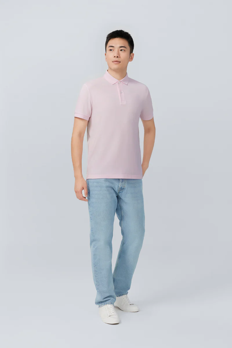 VISDRY™ Pique Polo | Pink P670UZ - Image 3