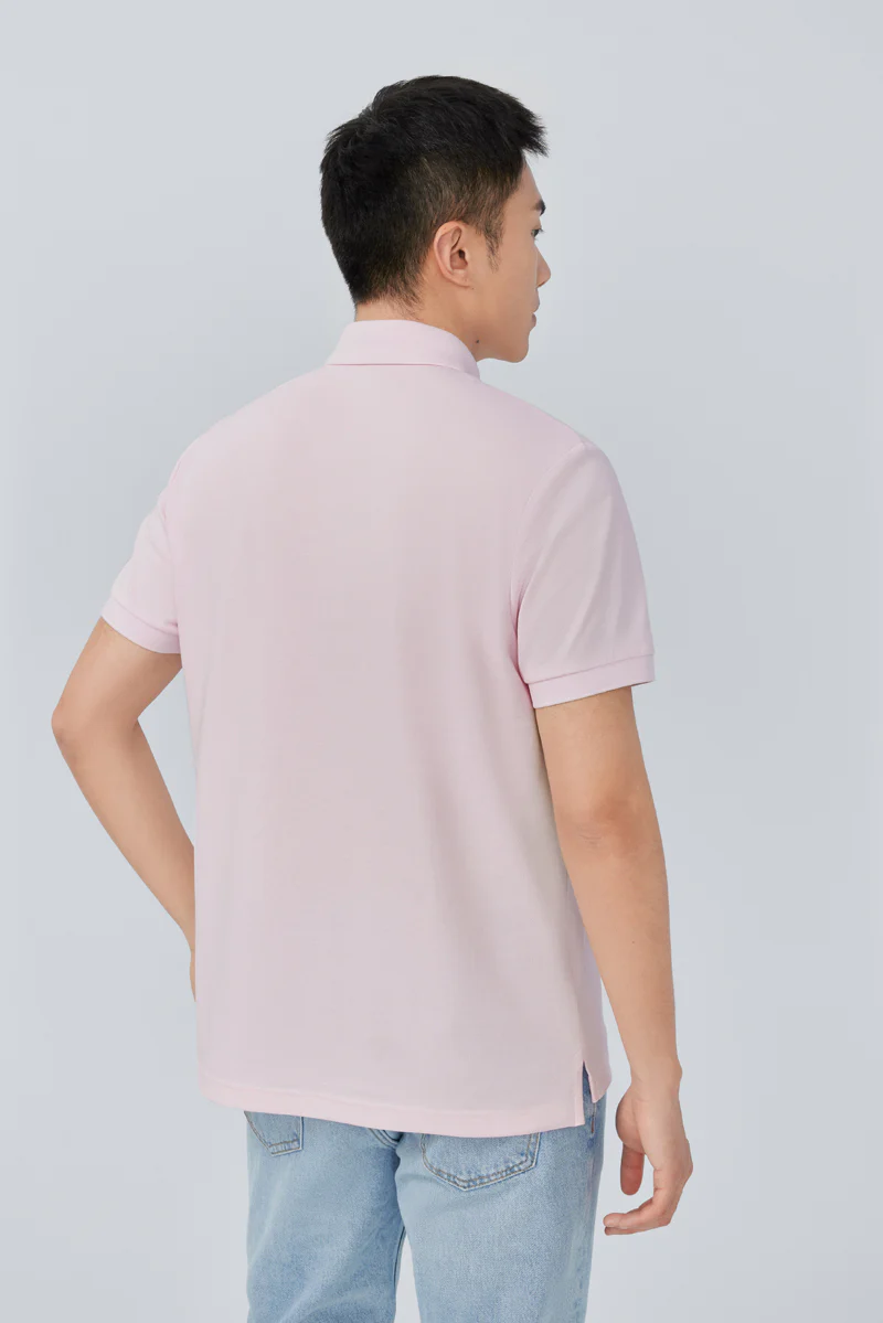 VISDRY™ Pique Polo | Pink P670UZ - Image 4