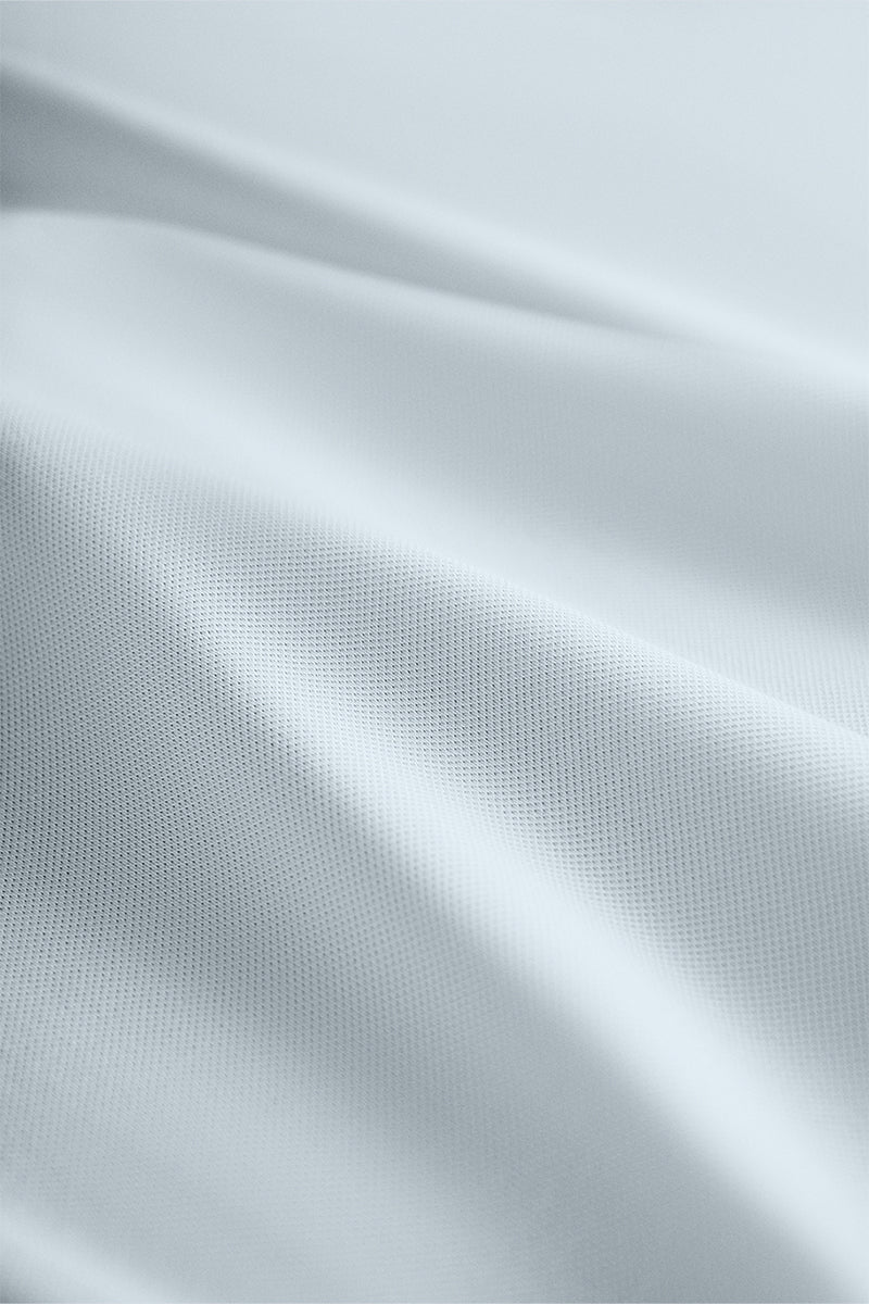 VISDRY™ Pique Tipped Polo | Light Blue BLE237 - Image 5
