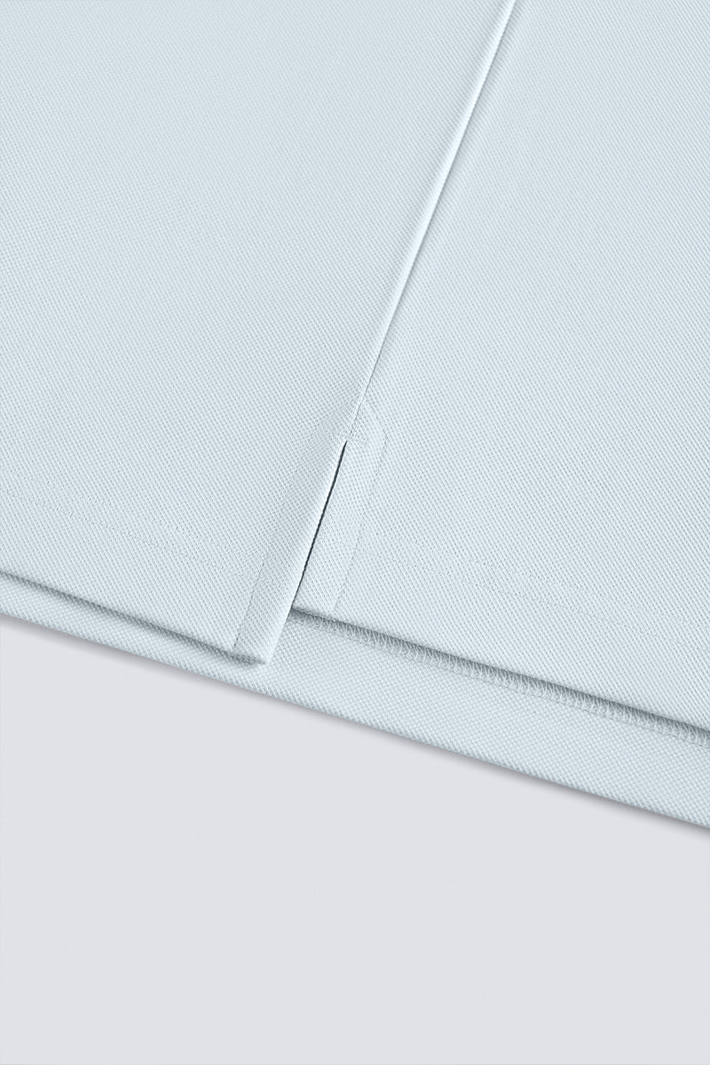 VISDRY™ Pique Tipped Polo | Light Blue BLE237 - Image 6