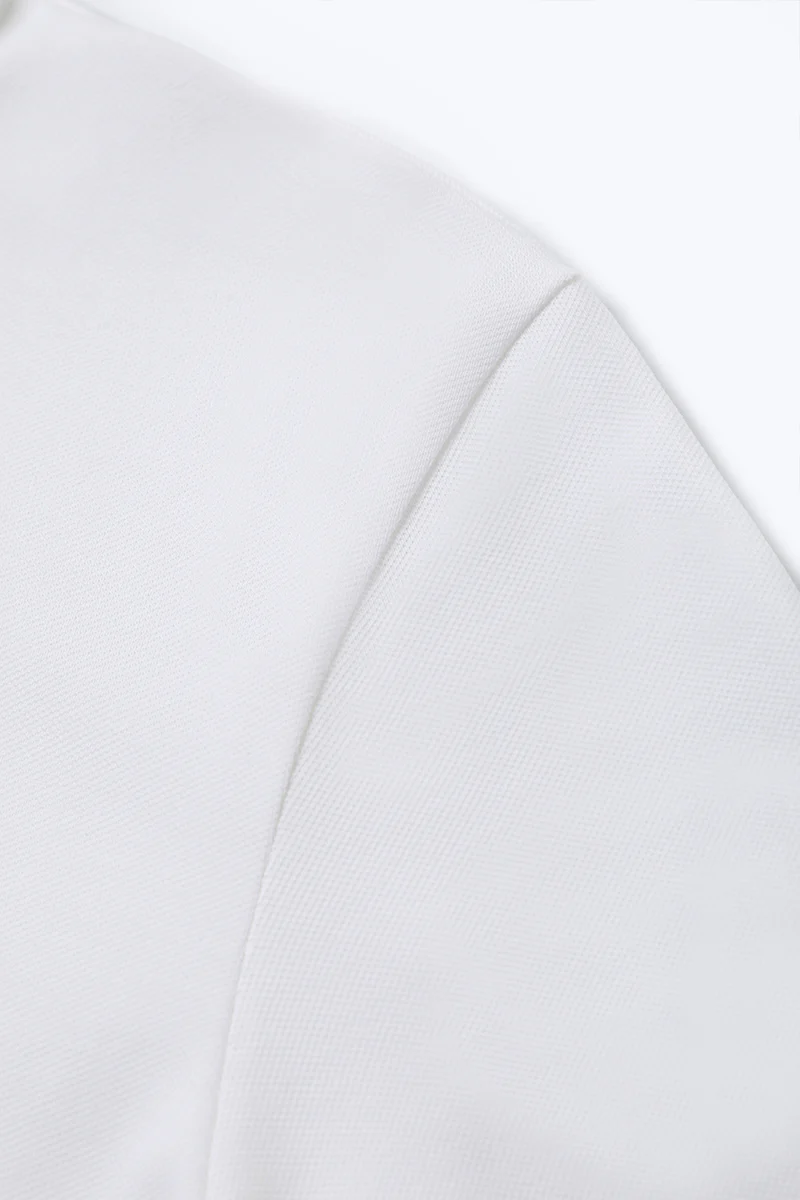 VISDRY™ Pique Tipped Polo | White WH001Z - Image 11