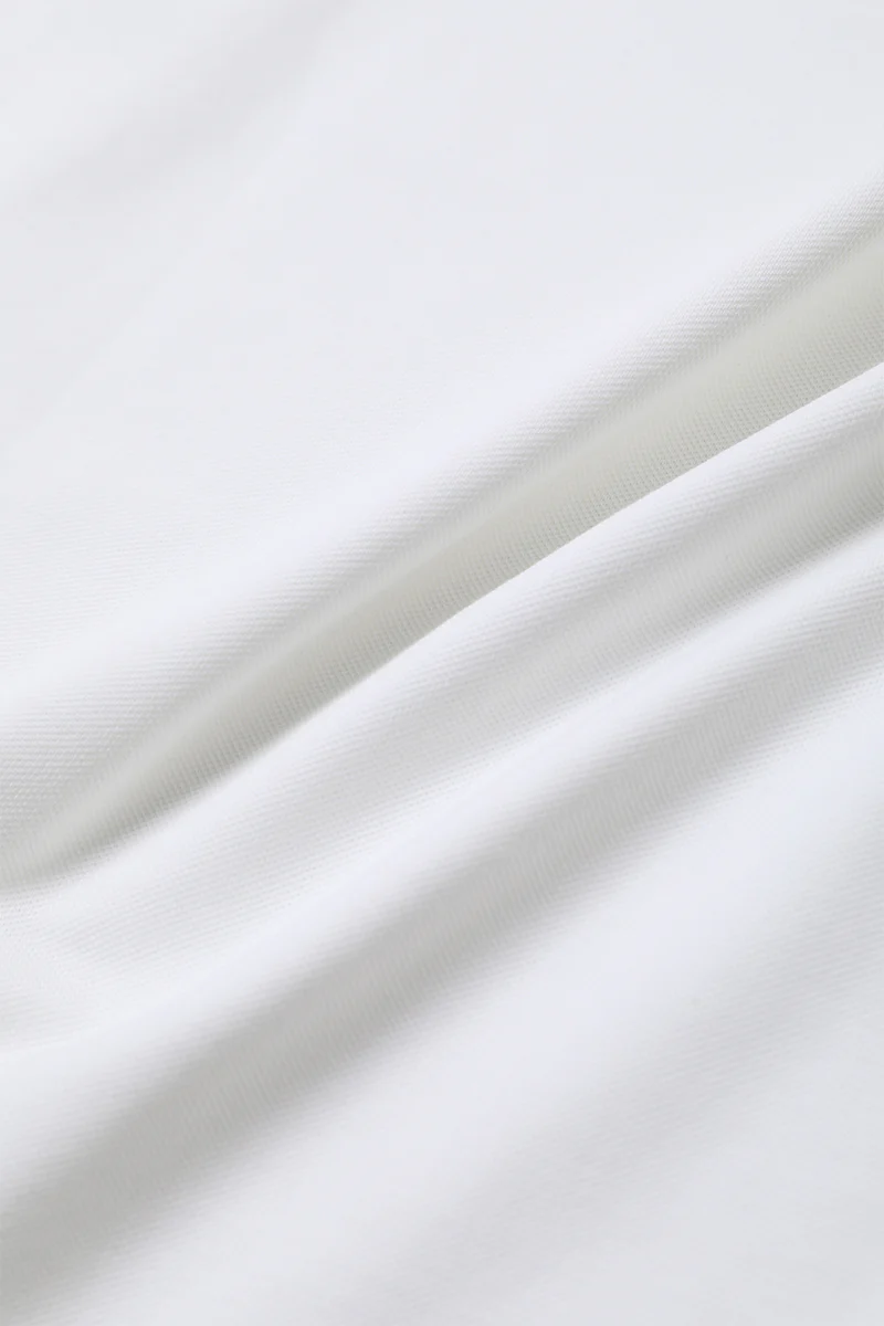 VISDRY™ Pique Tipped Polo | White WH001Z - Image 8