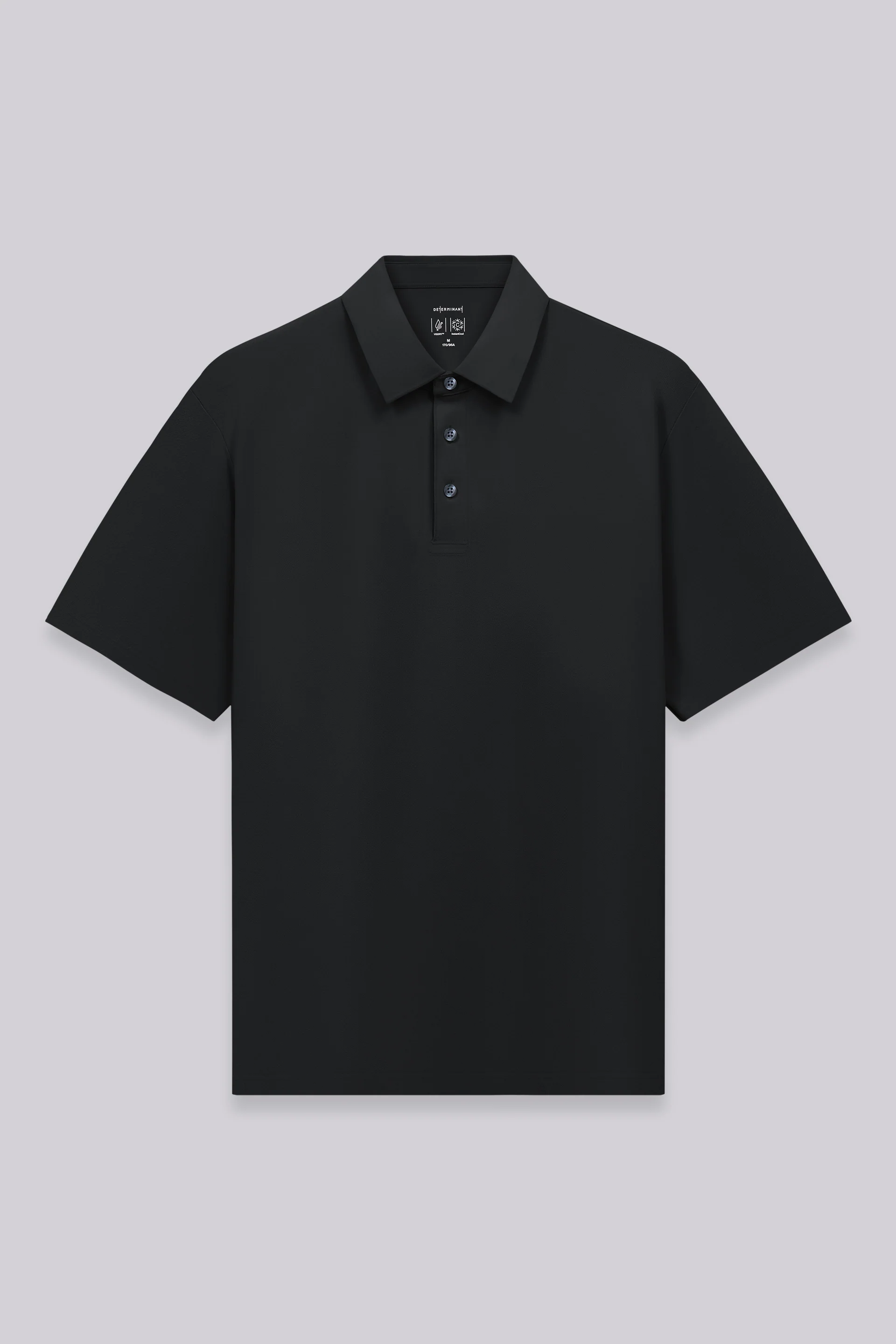 VISDRY™ Sharp Pique Polo | Black BKFD01 - Image 4