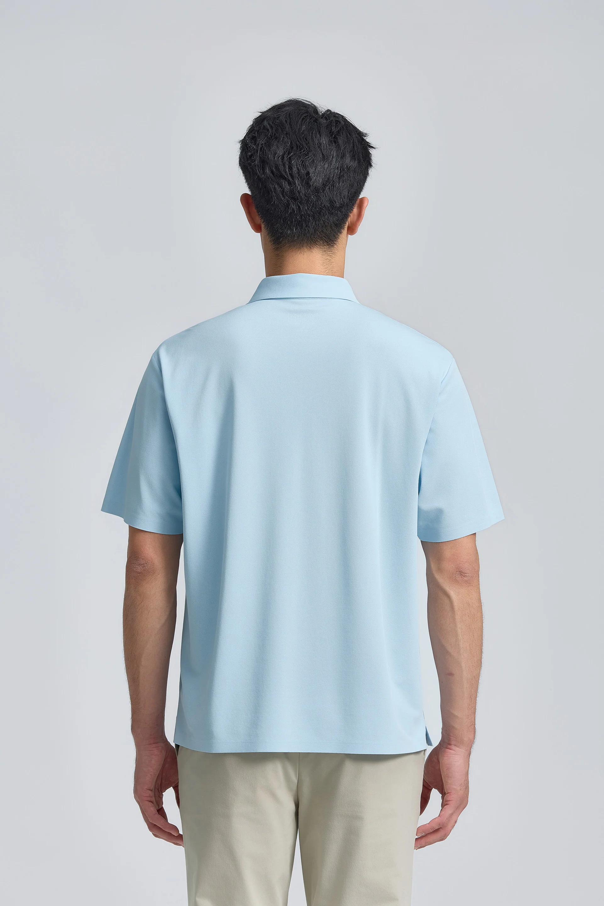 VISDRY™ Sharp Pique Polo | Light Blue PT4200 - Image 9