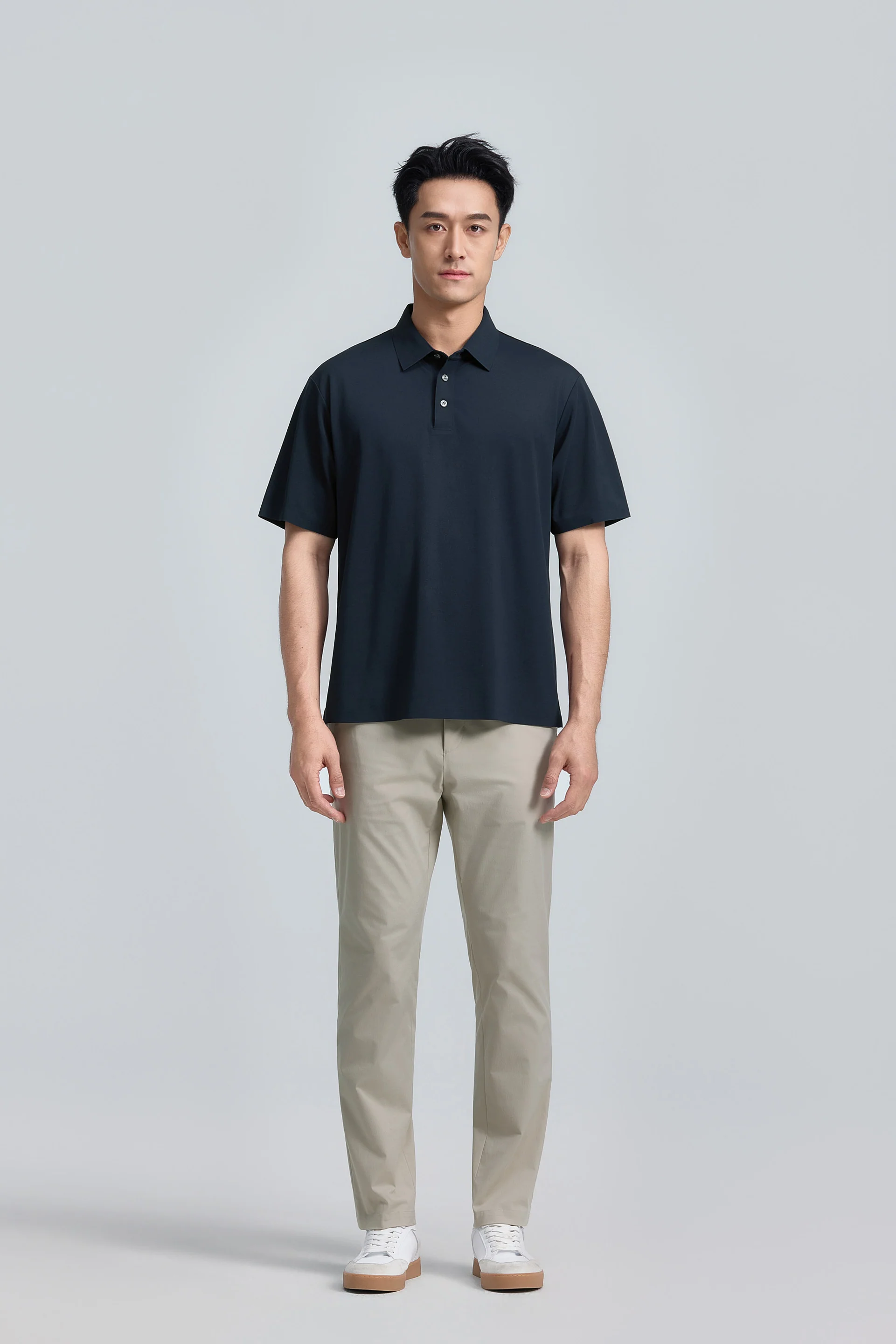 VISDRY™ Sharp Pique Polo | Navy 14036N - Image 5