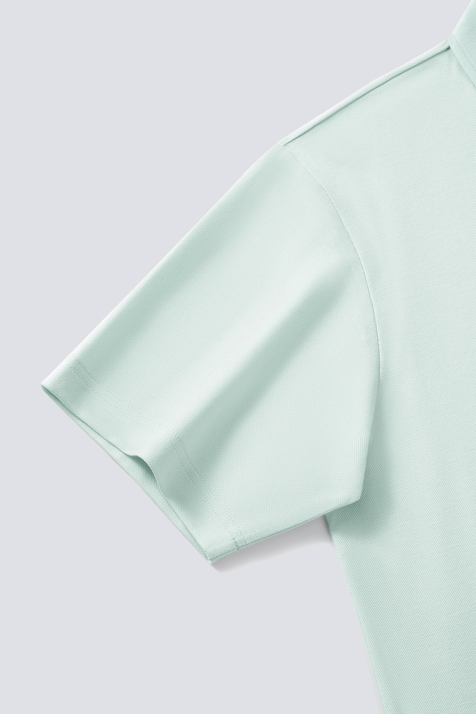 VISDRY™ Tonal Tipped Pique Polo | Seafoam Green PT4610 - Image 5