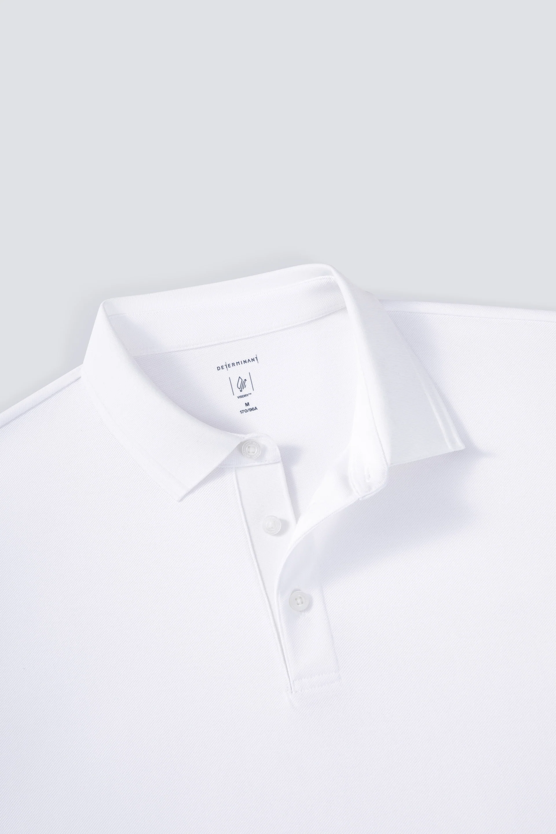 VISDRY™ Tonal Tipped Pique Polo | White WH001Z - Image 2