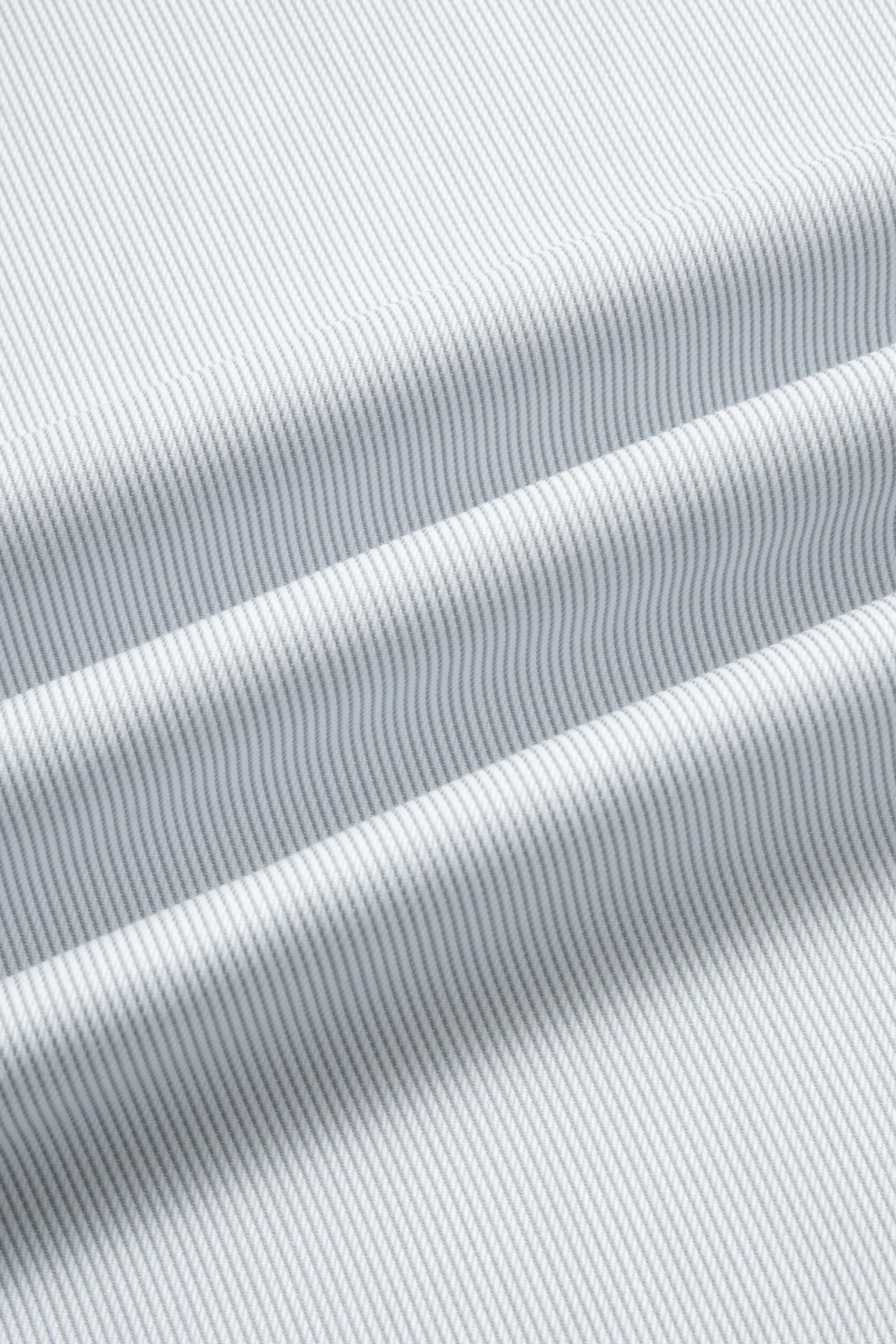 VISDRY™ Twill Dress Shirt | Light Grey Stripes 27229N - Image 10