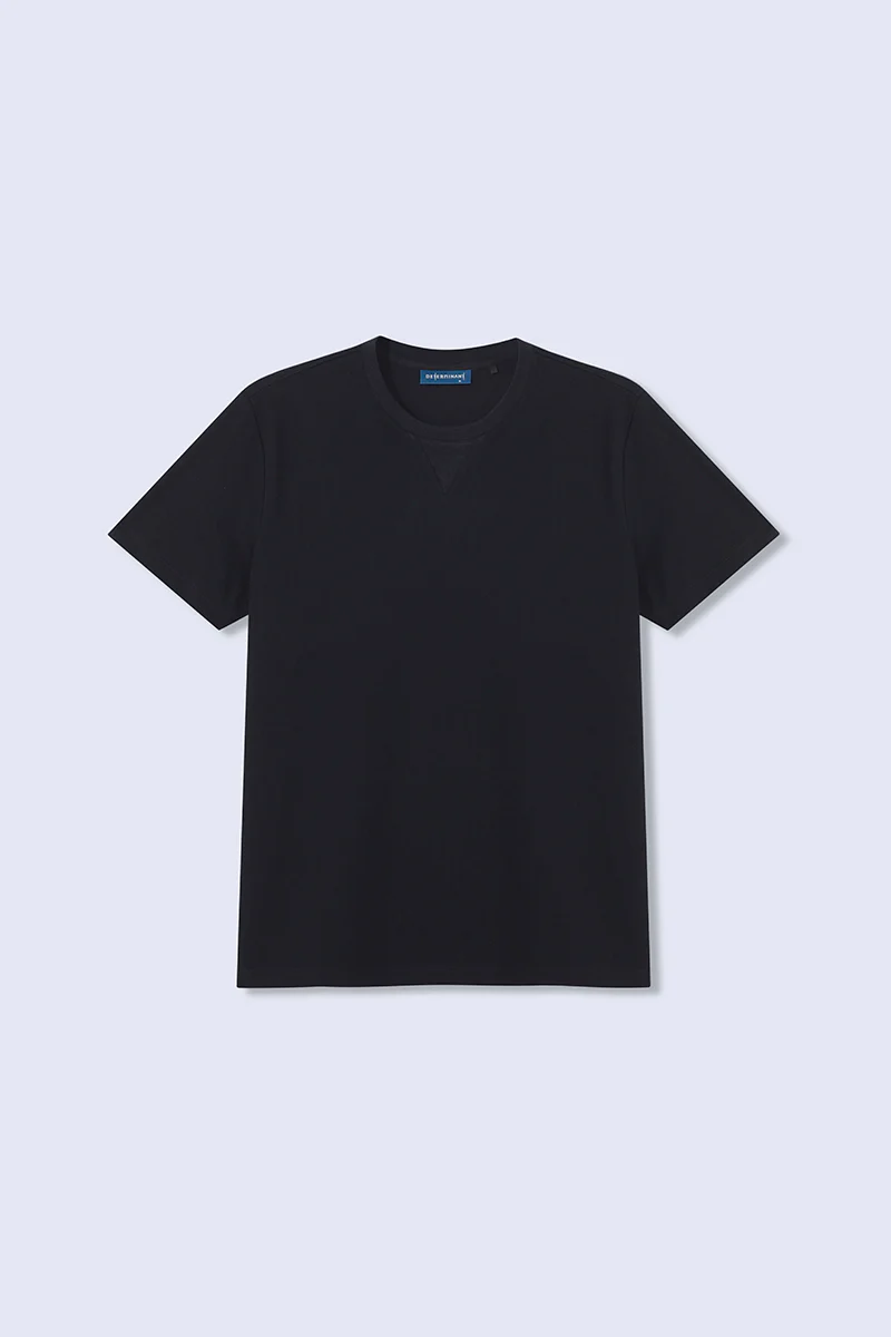 VISDRY™ Crew Neck T-Shirt | Black BKFD01 - Image 10