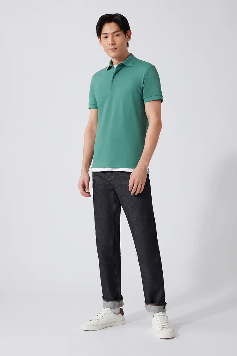 VISDRY™ Pique Polo | Green 175513 - Image 3