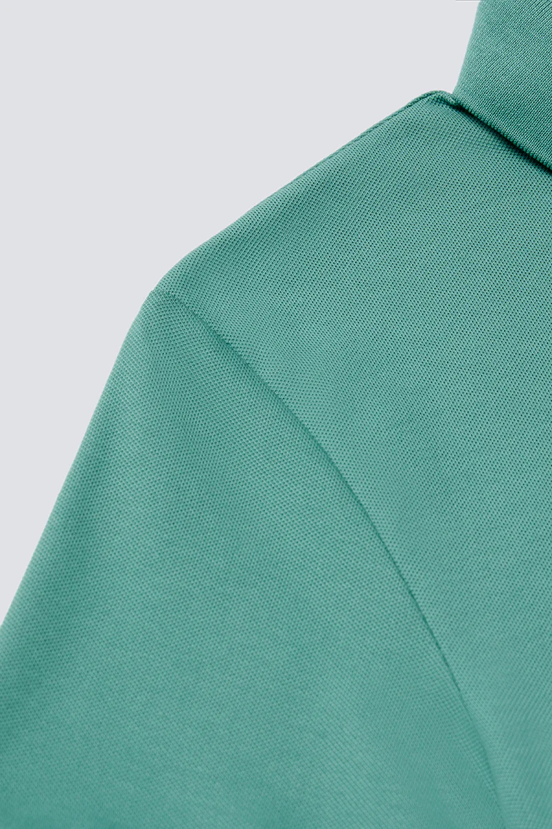 VISDRY™ Pique Polo | Green 175513 - Image 6