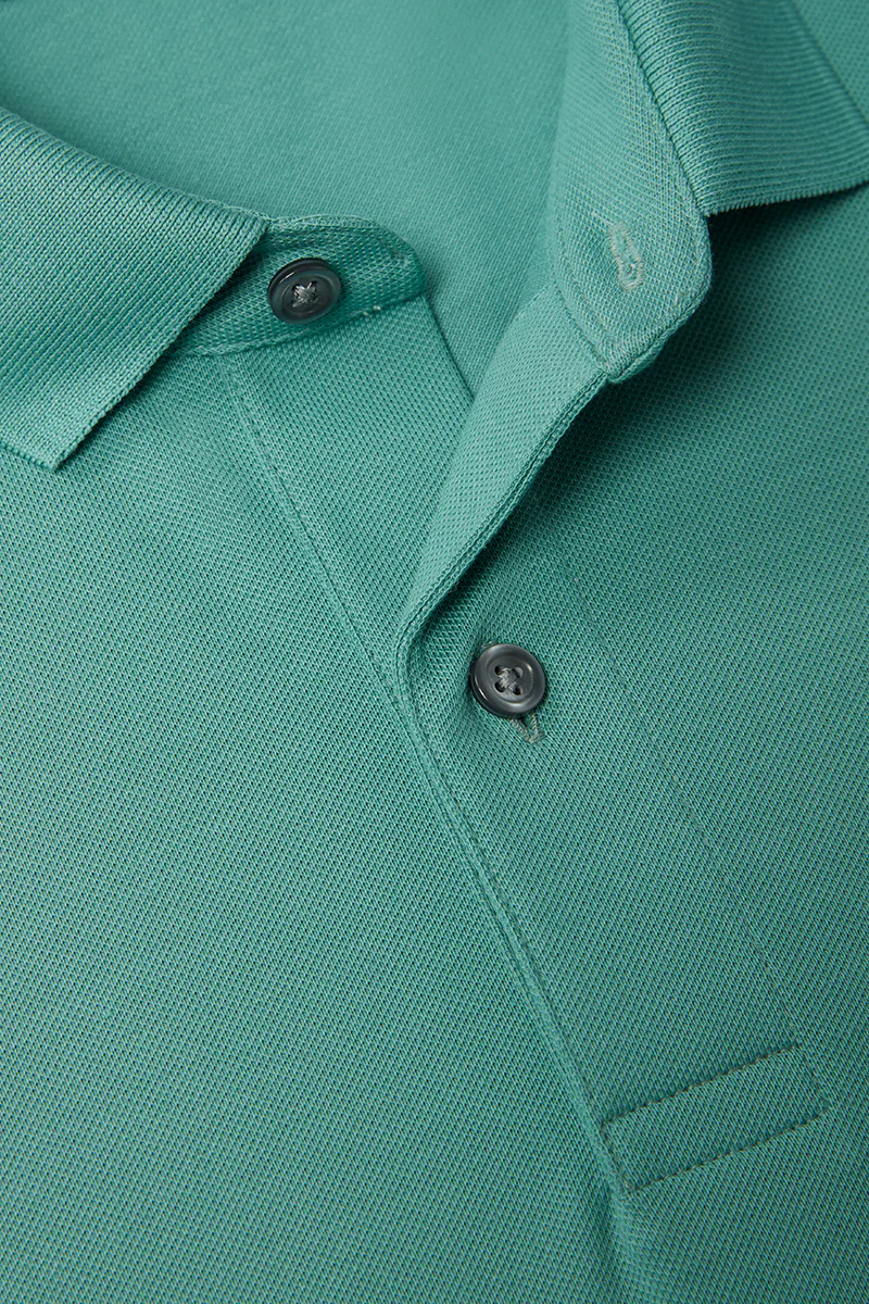 VISDRY™ Pique Polo | Green 175513 - Image 8