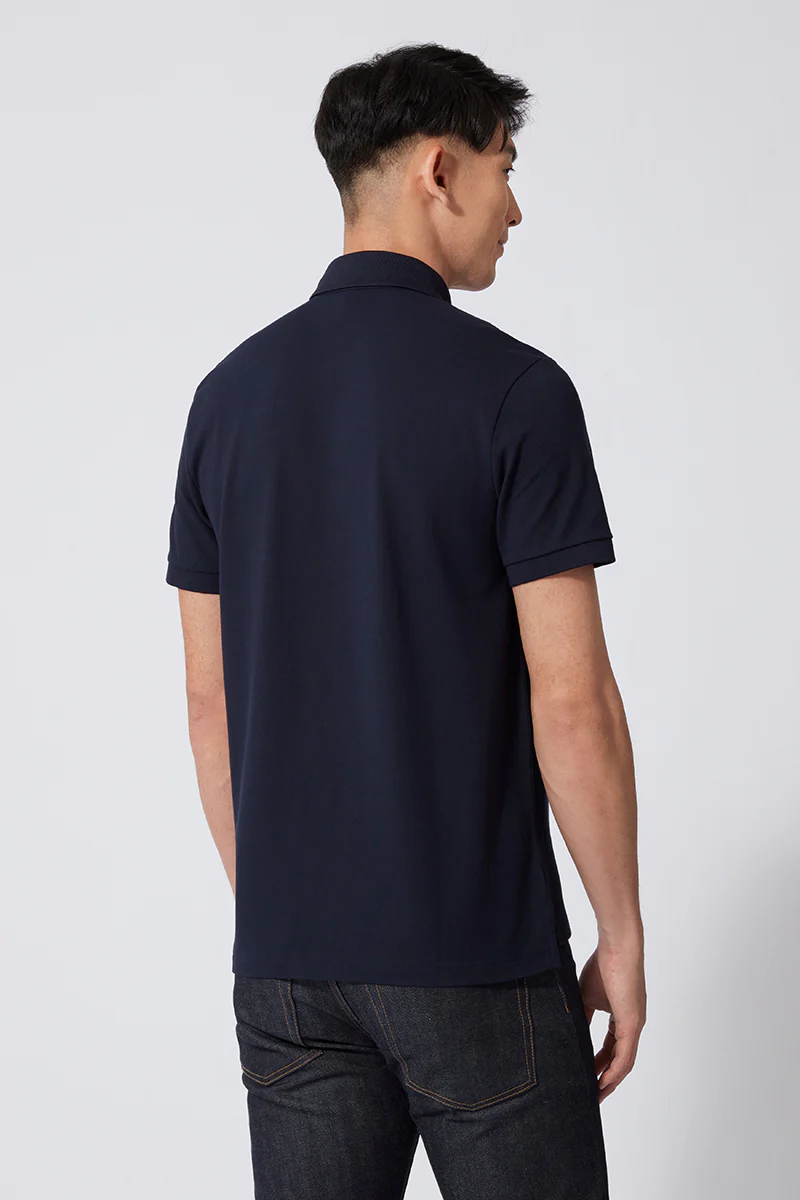 VISDRY™ Pique Polo | Navy NNY096 - Image 4